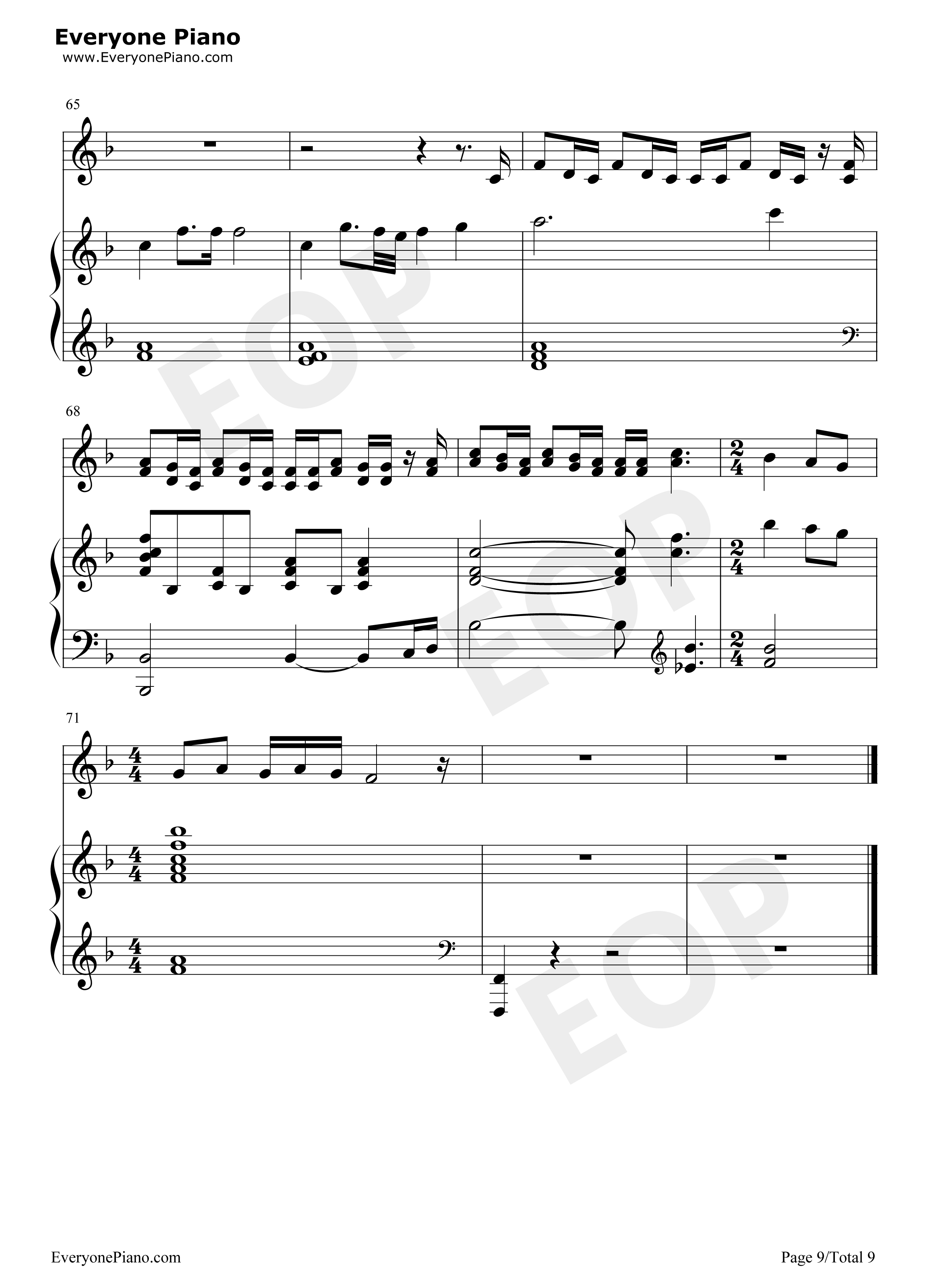 Helpless钢琴谱_Lin_Manuel_Miranda