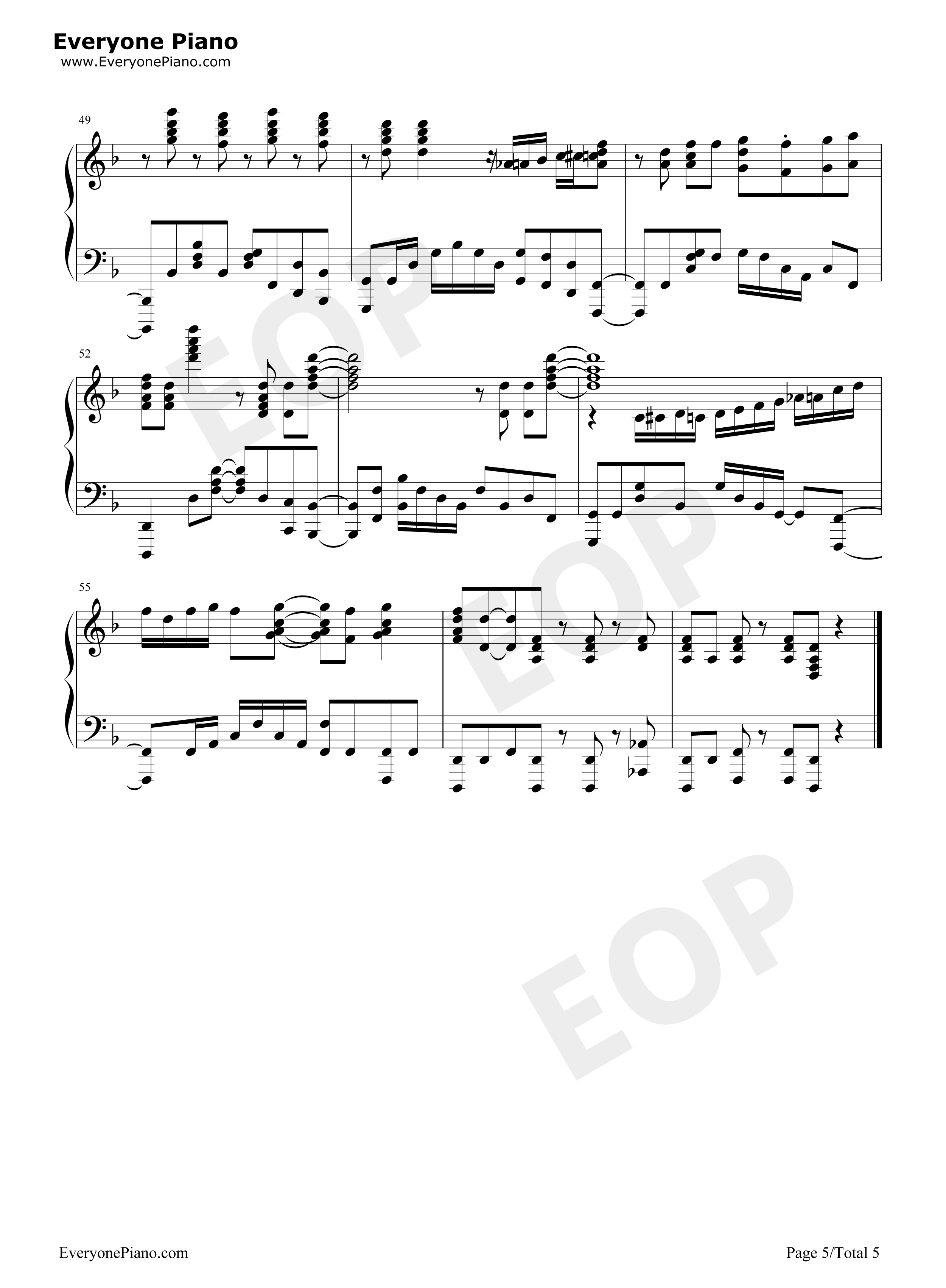 The_Other_Side_Of_The_Wall钢琴谱_Void_Chords__MARU