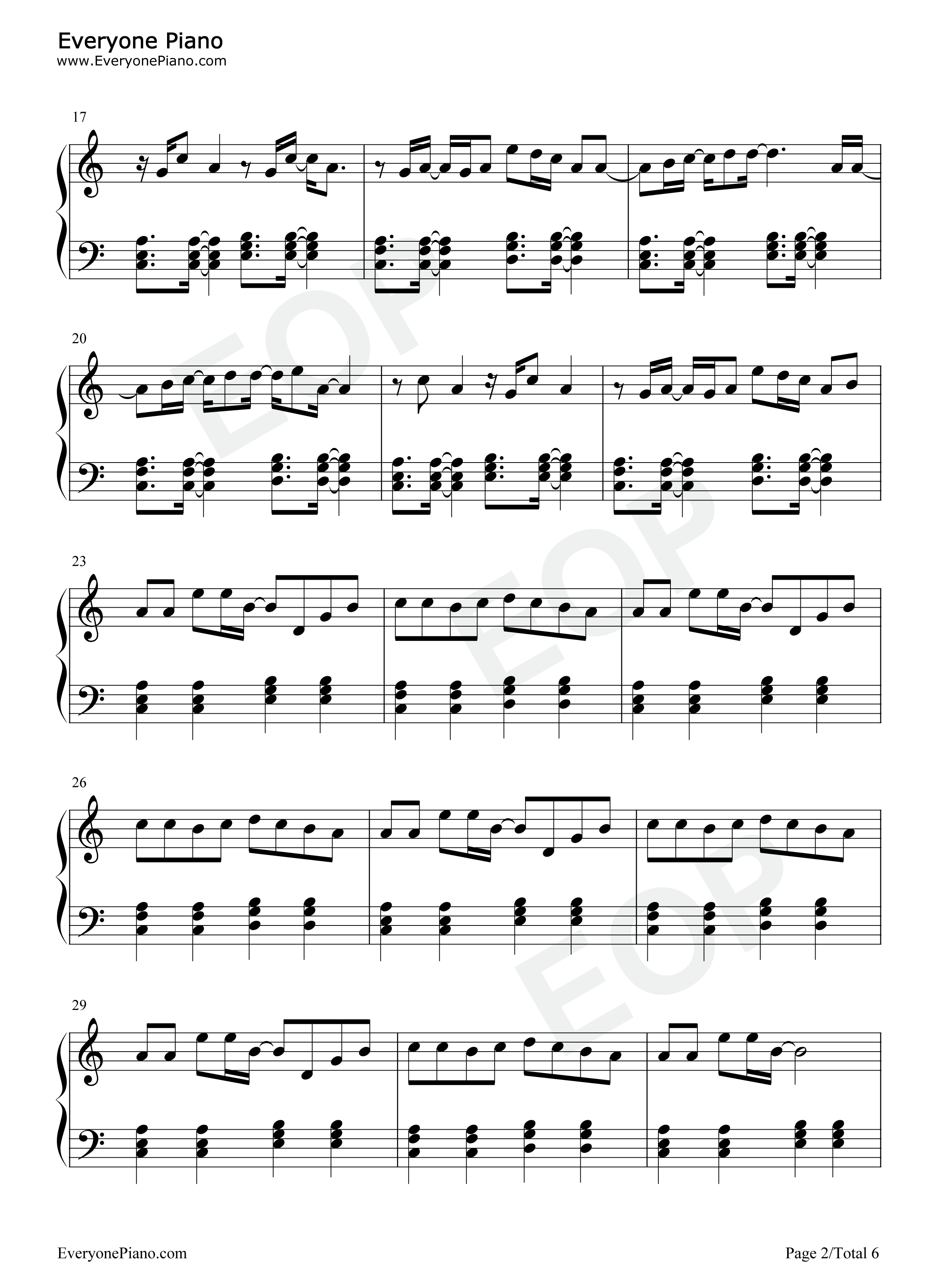 My_Head_My_Heart钢琴谱_Ava_Max