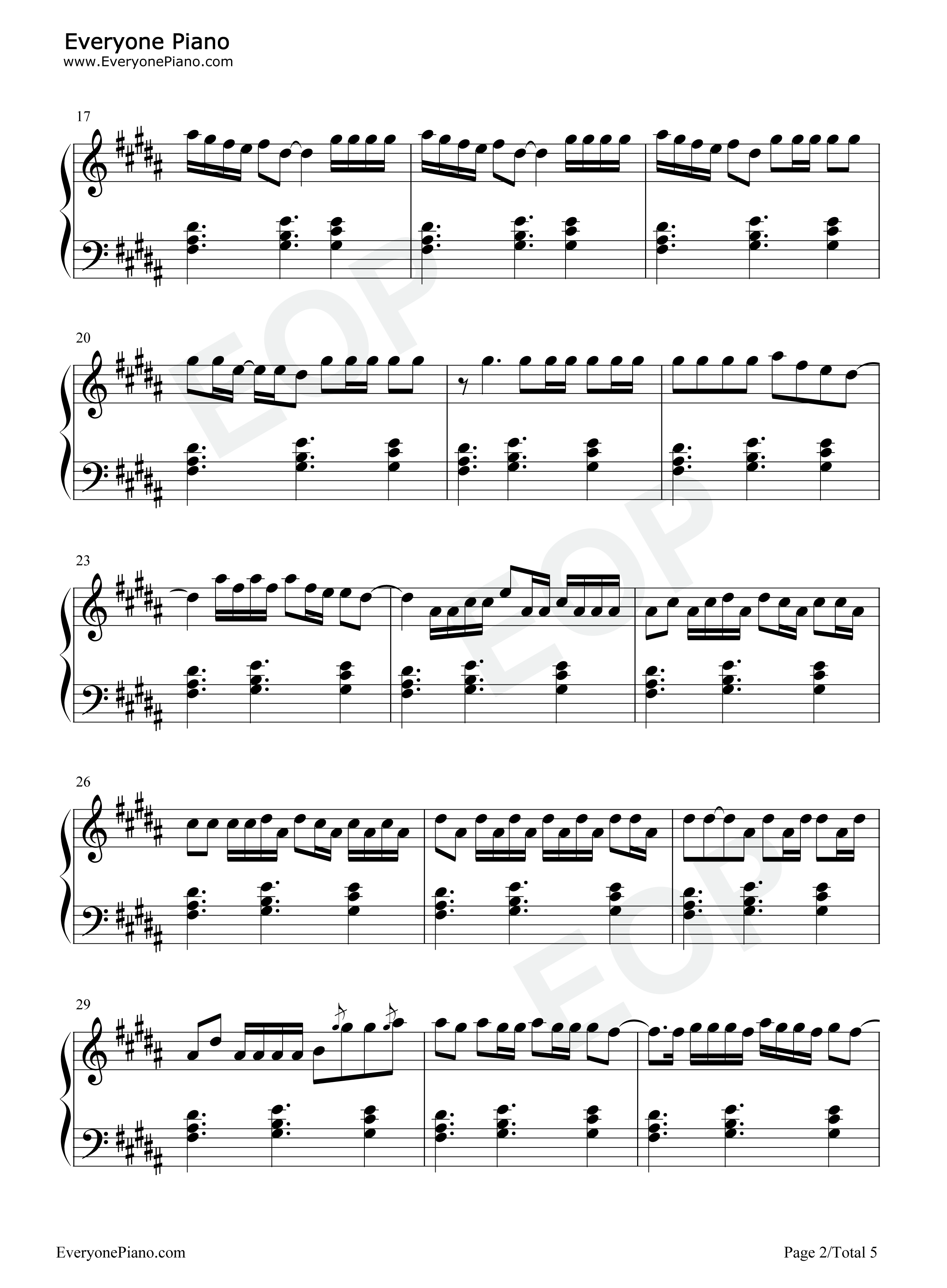 Franchise钢琴谱_Travis_Scott_Young_Thug_M.I.A.