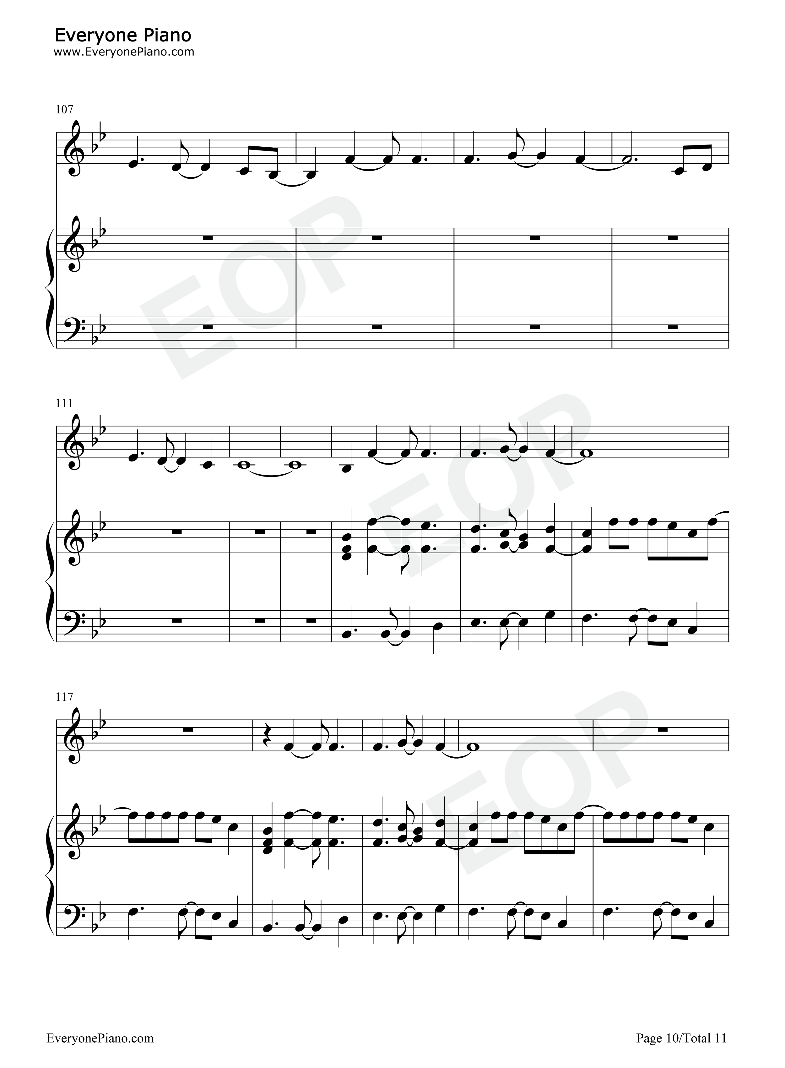 I_Will_Be_There_for_You钢琴谱_The_Rembrandts