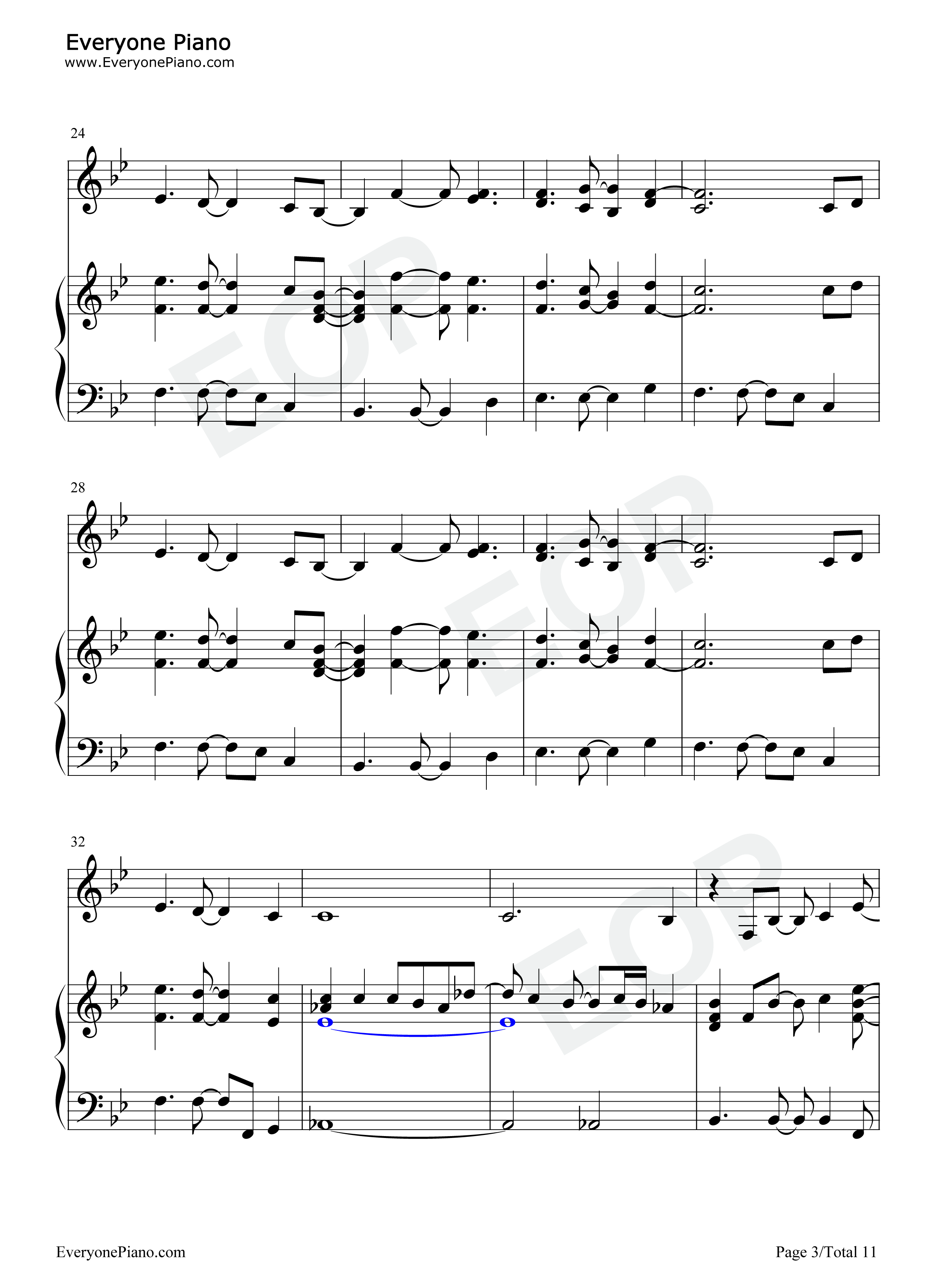 I_Will_Be_There_for_You钢琴谱_The_Rembrandts