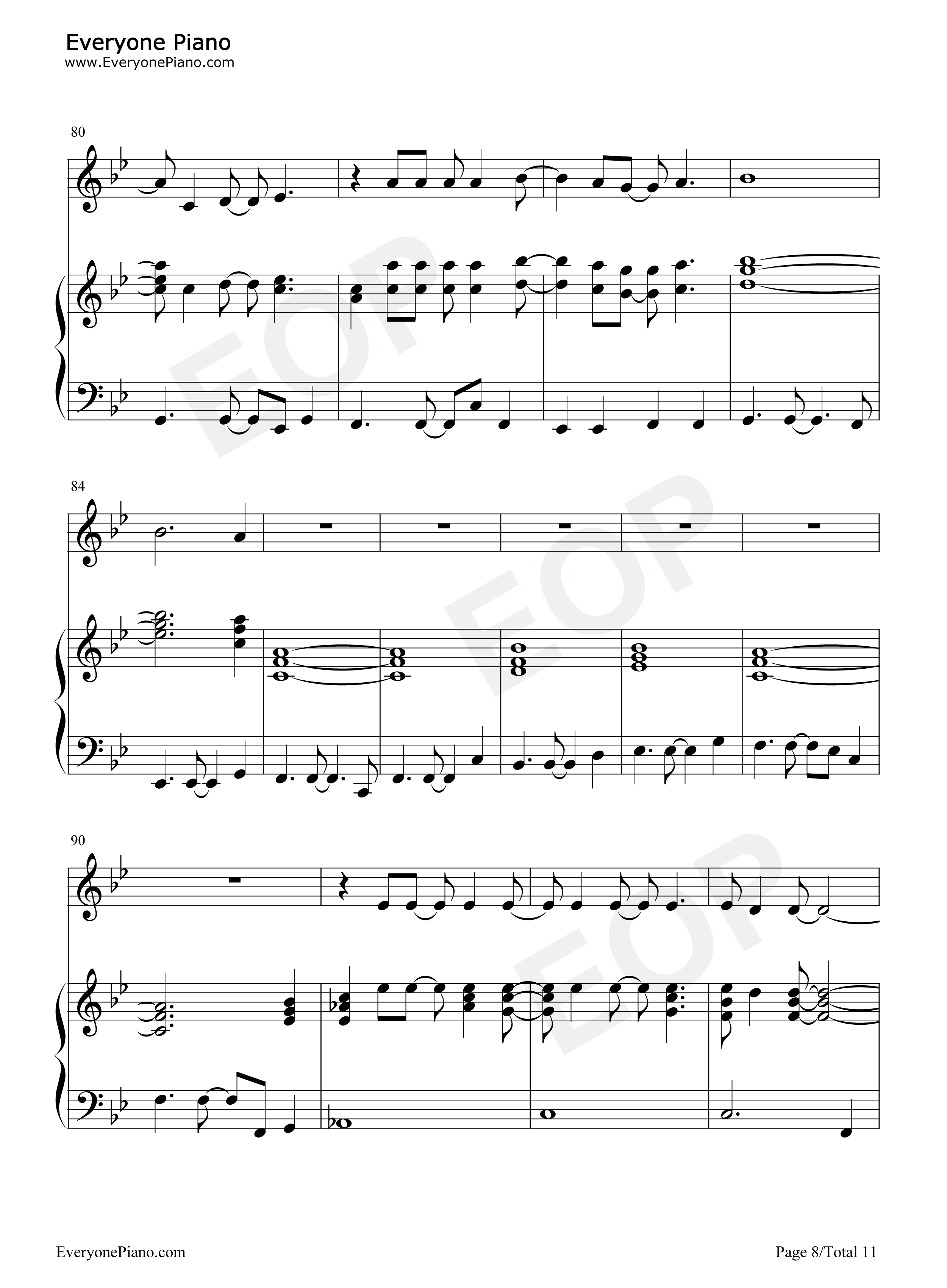 I_Will_Be_There_for_You钢琴谱_The_Rembrandts