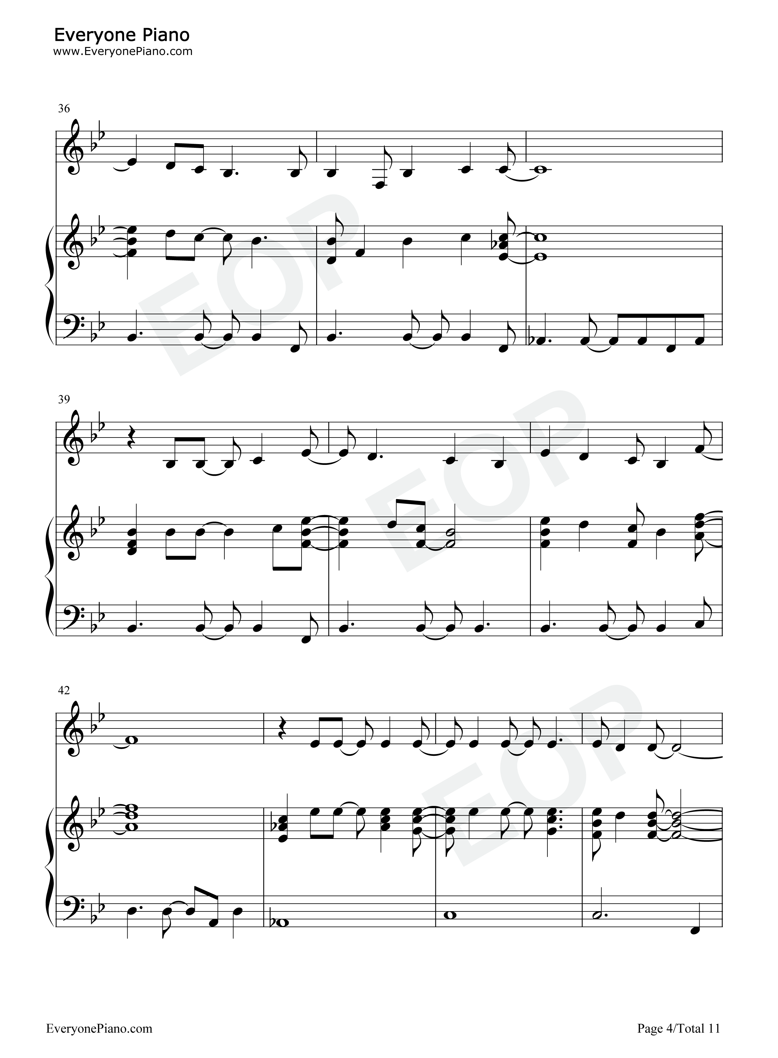 I_Will_Be_There_for_You钢琴谱_The_Rembrandts