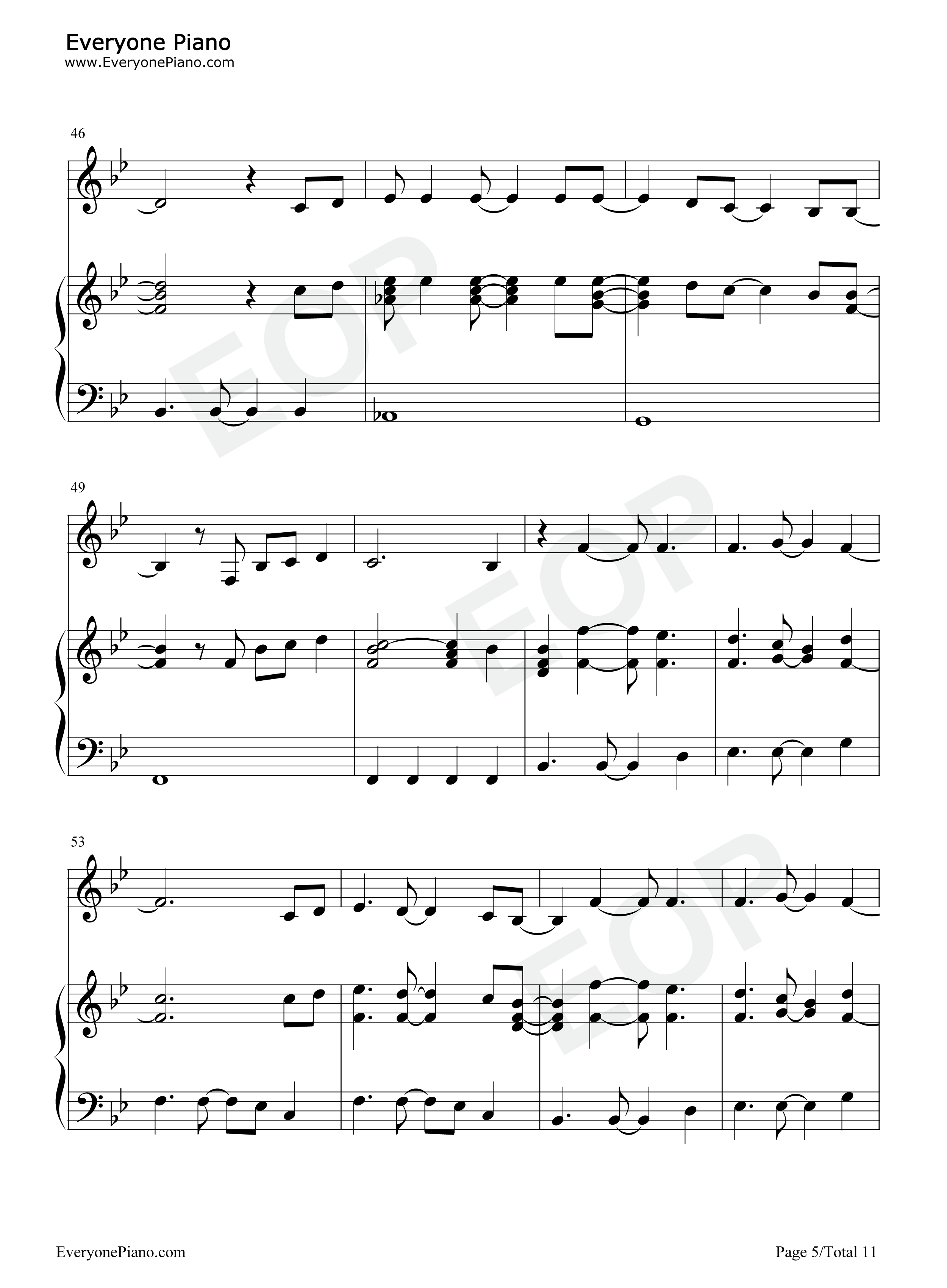 I_Will_Be_There_for_You钢琴谱_The_Rembrandts