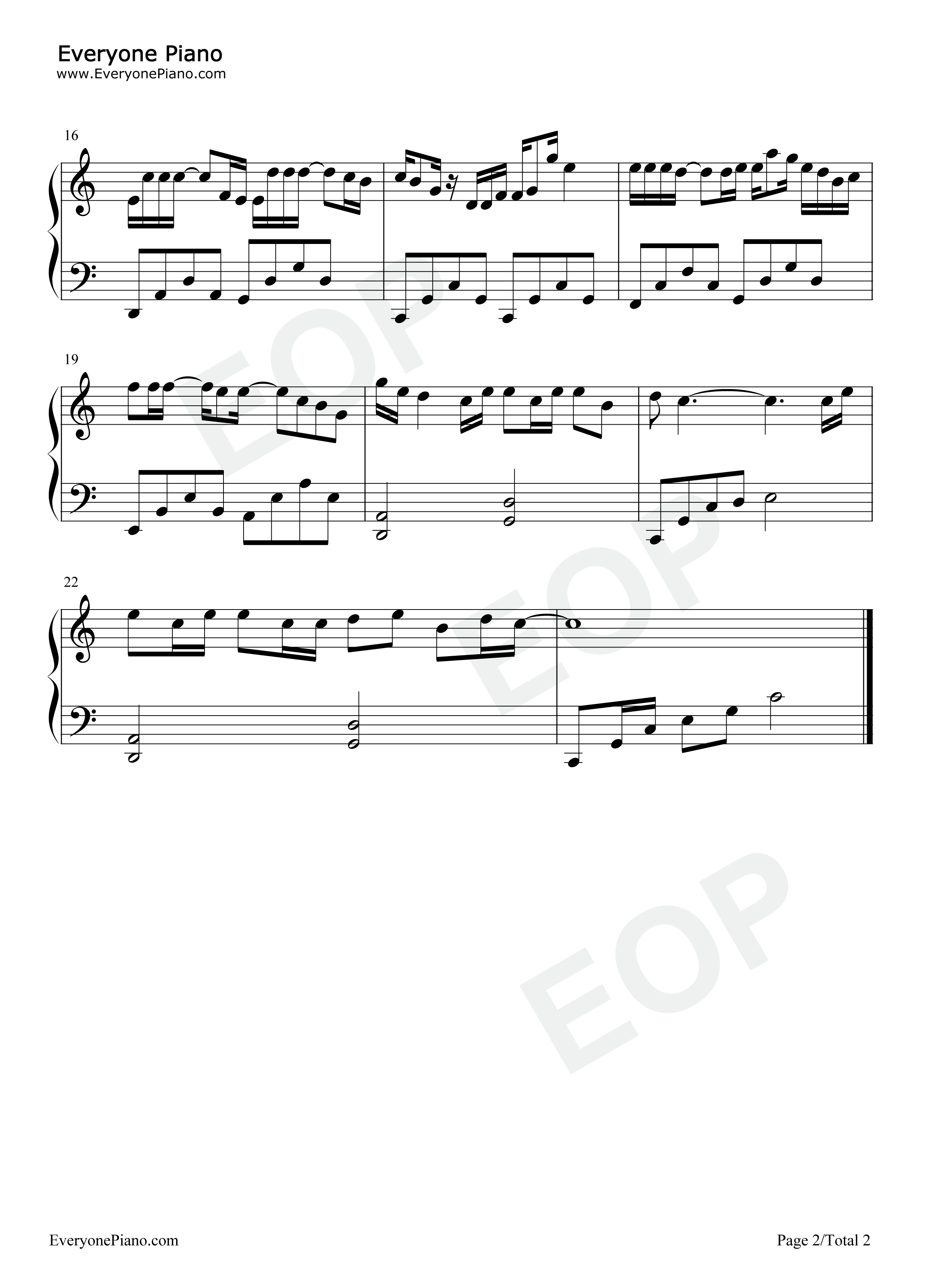 一定会钢琴谱_林俊杰