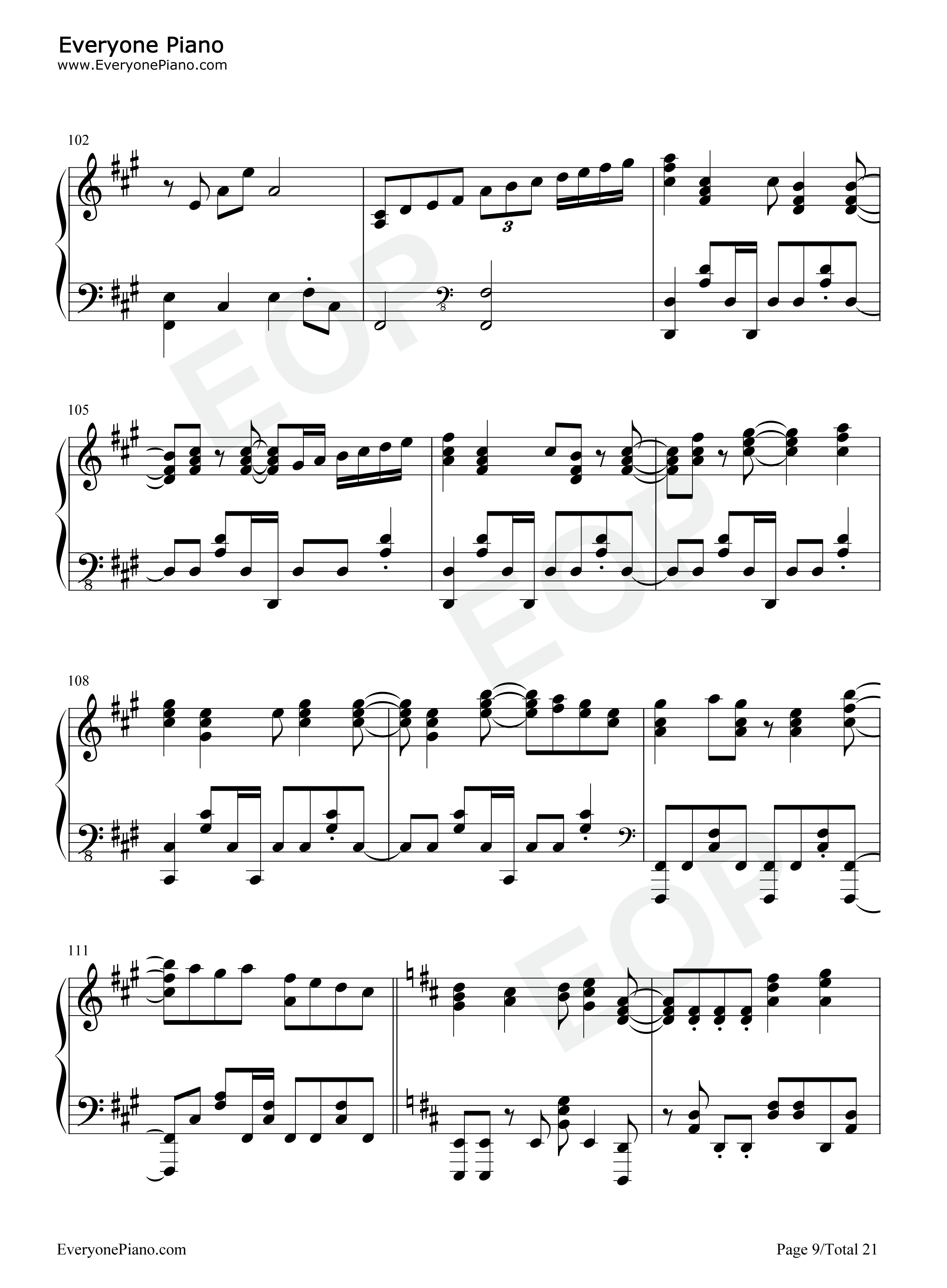 Leap_of_faith钢琴谱_fripSide