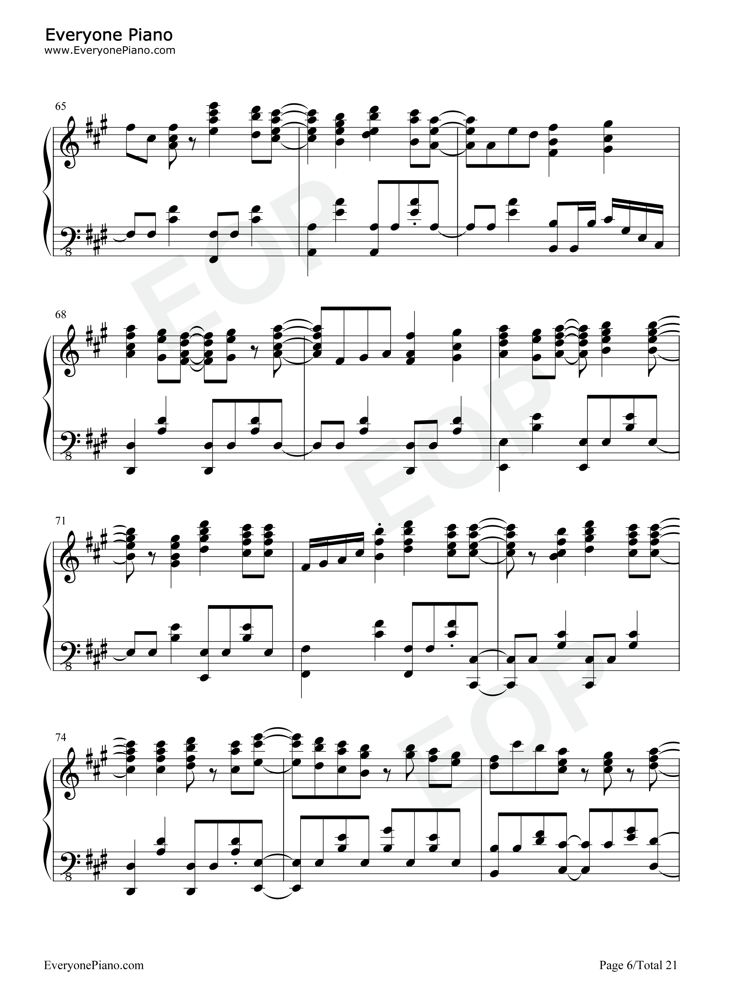 Leap_of_faith钢琴谱_fripSide