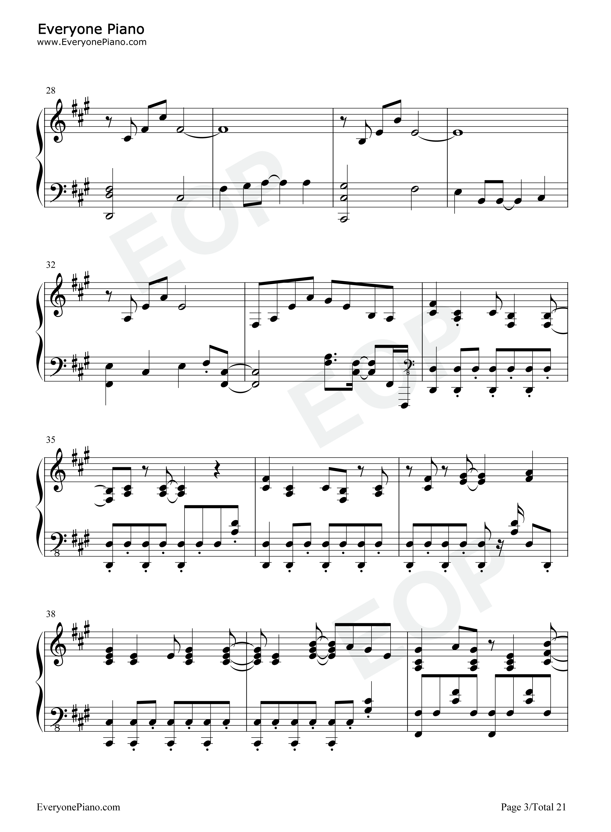 Leap_of_faith钢琴谱_fripSide