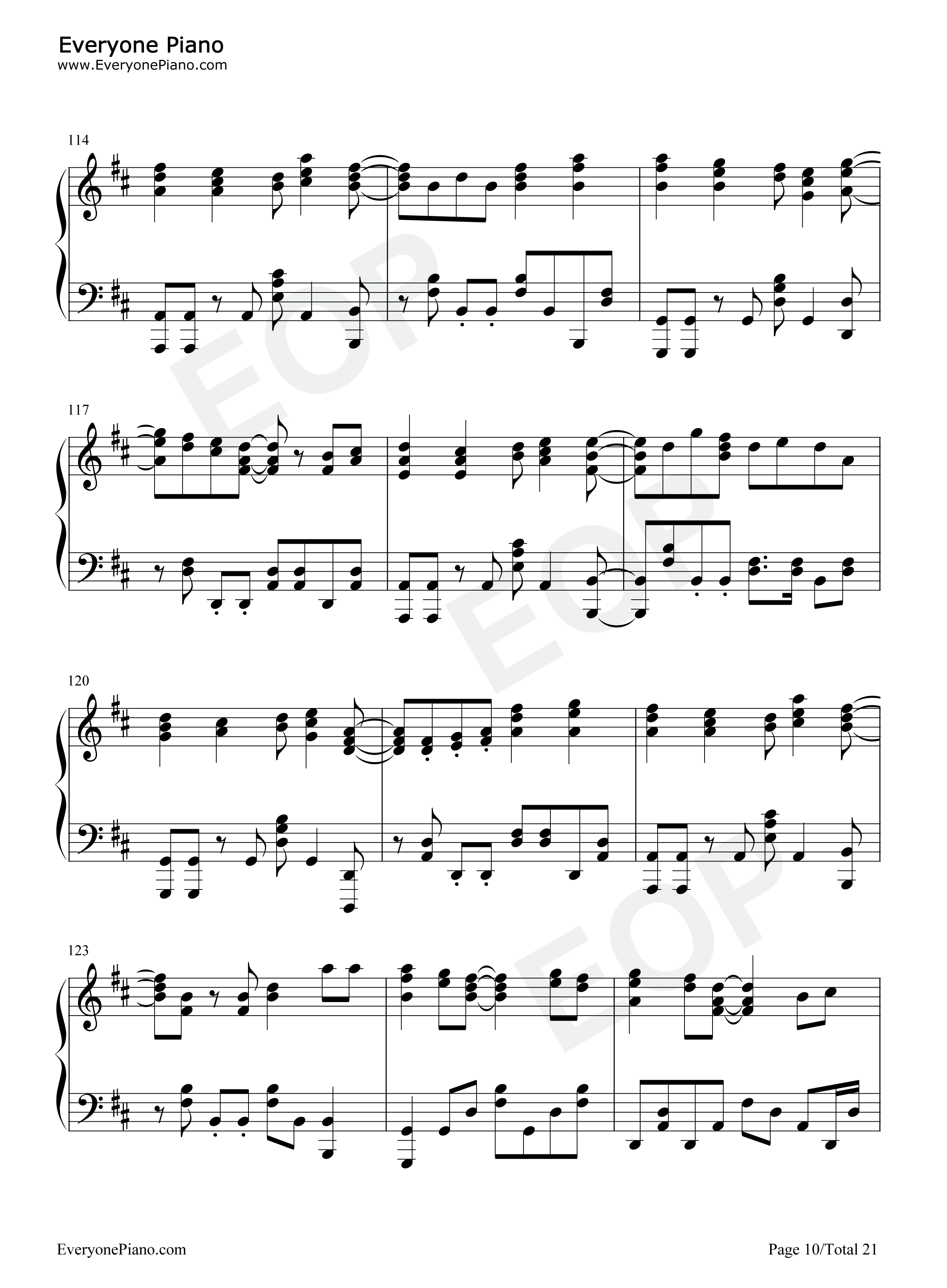 Leap_of_faith钢琴谱_fripSide