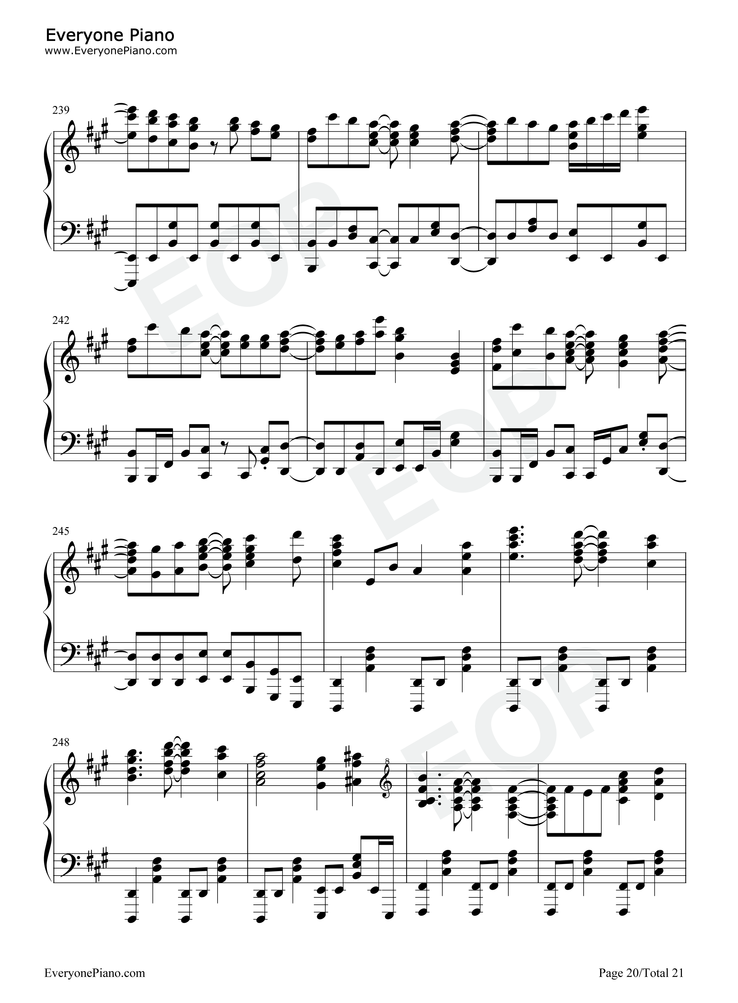 Leap_of_faith钢琴谱_fripSide