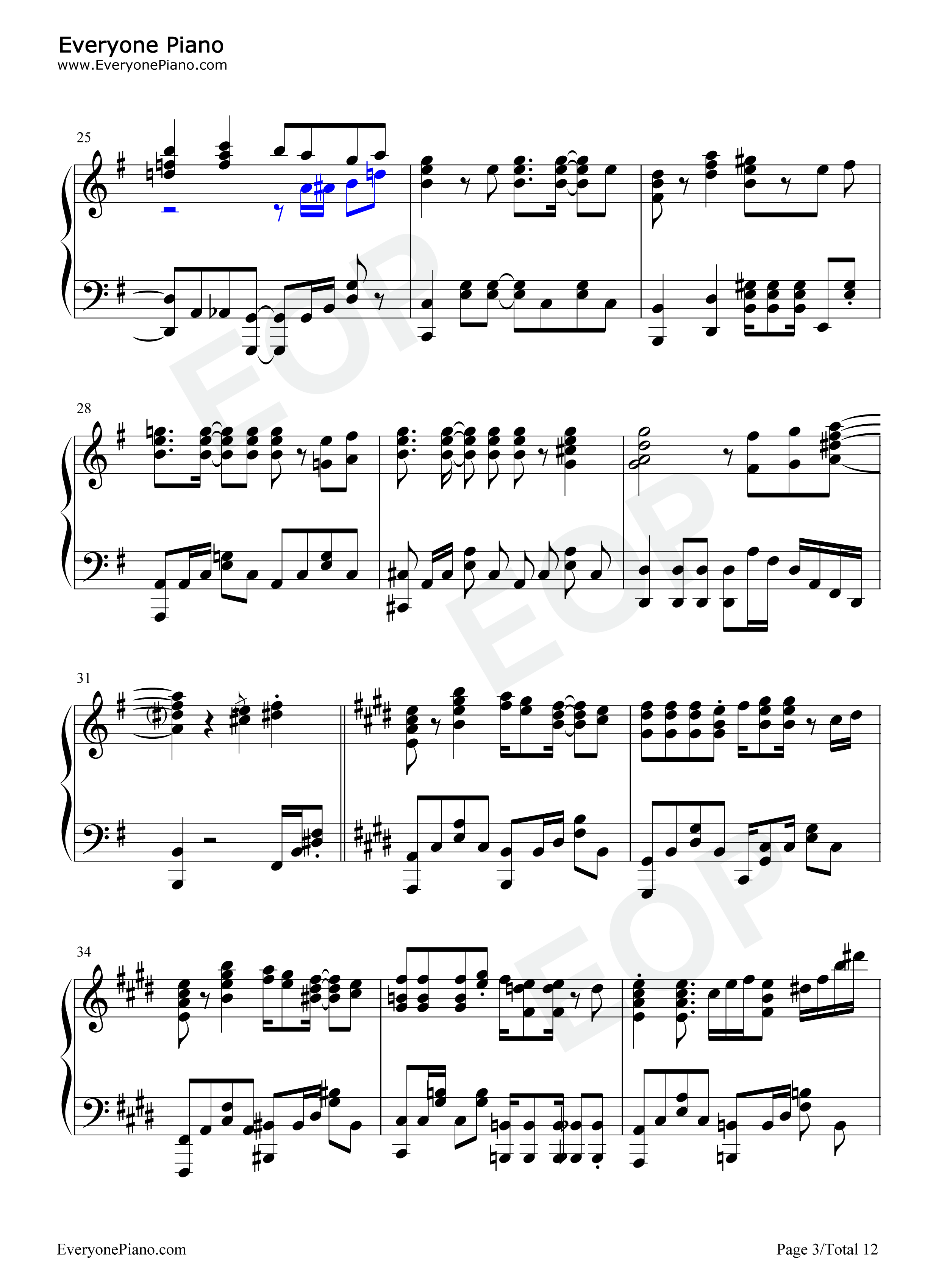 Fightin_Pose钢琴谱_小仓唯