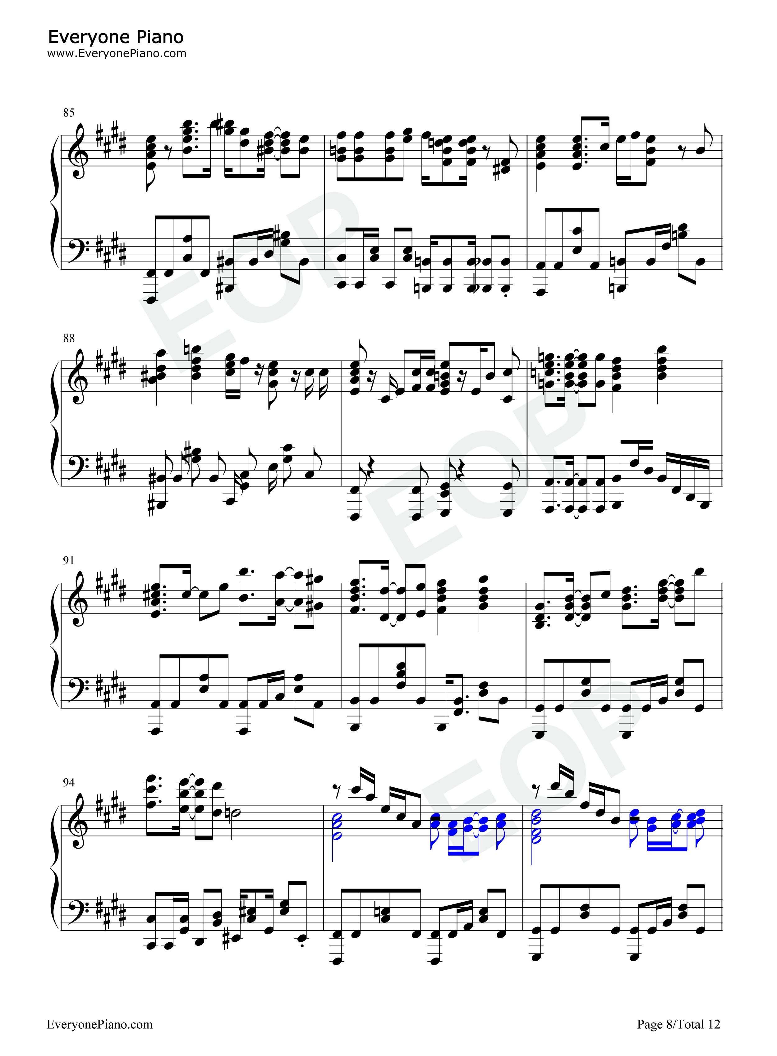 Fightin_Pose钢琴谱_小仓唯