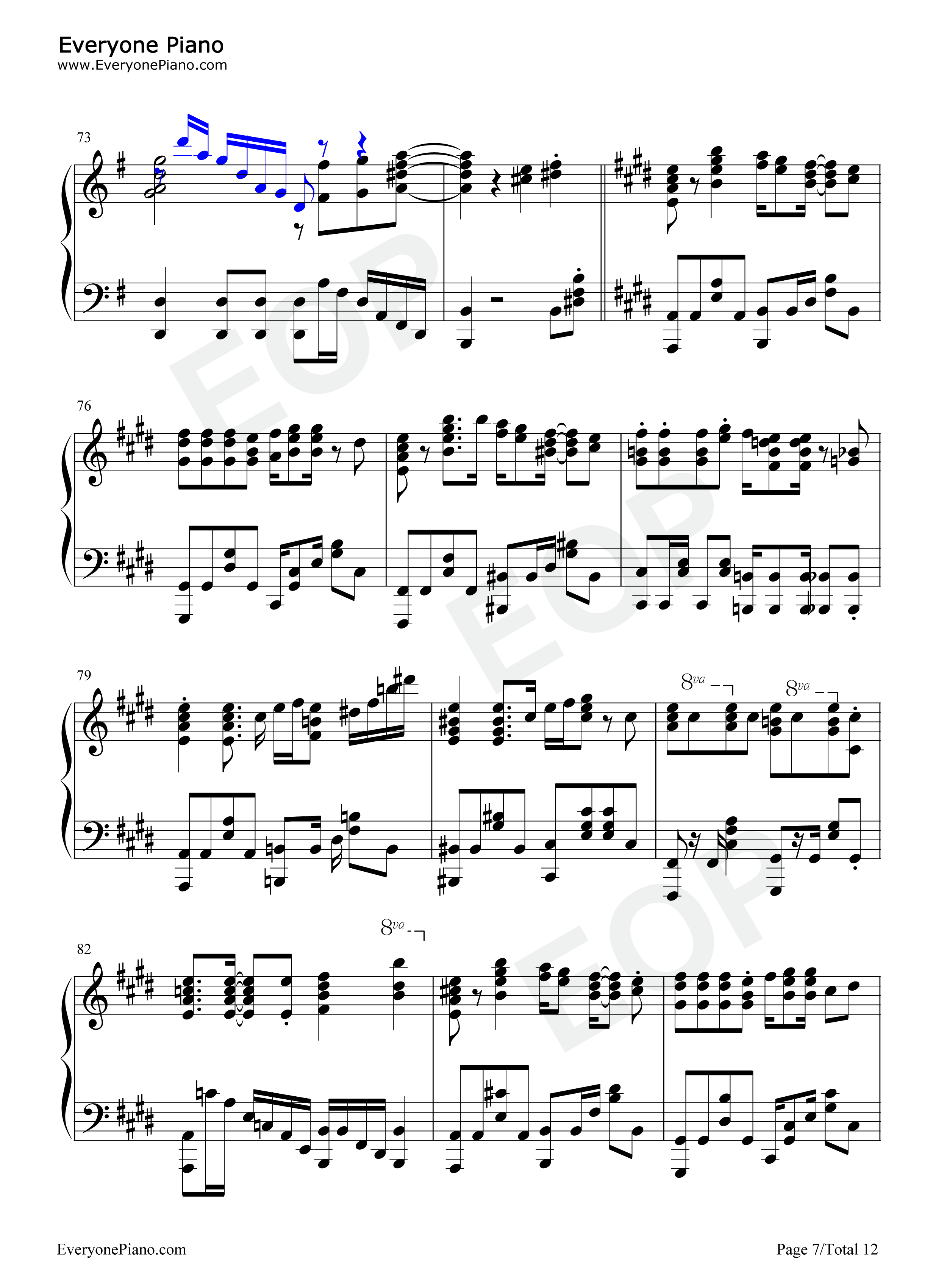 Fightin_Pose钢琴谱_小仓唯