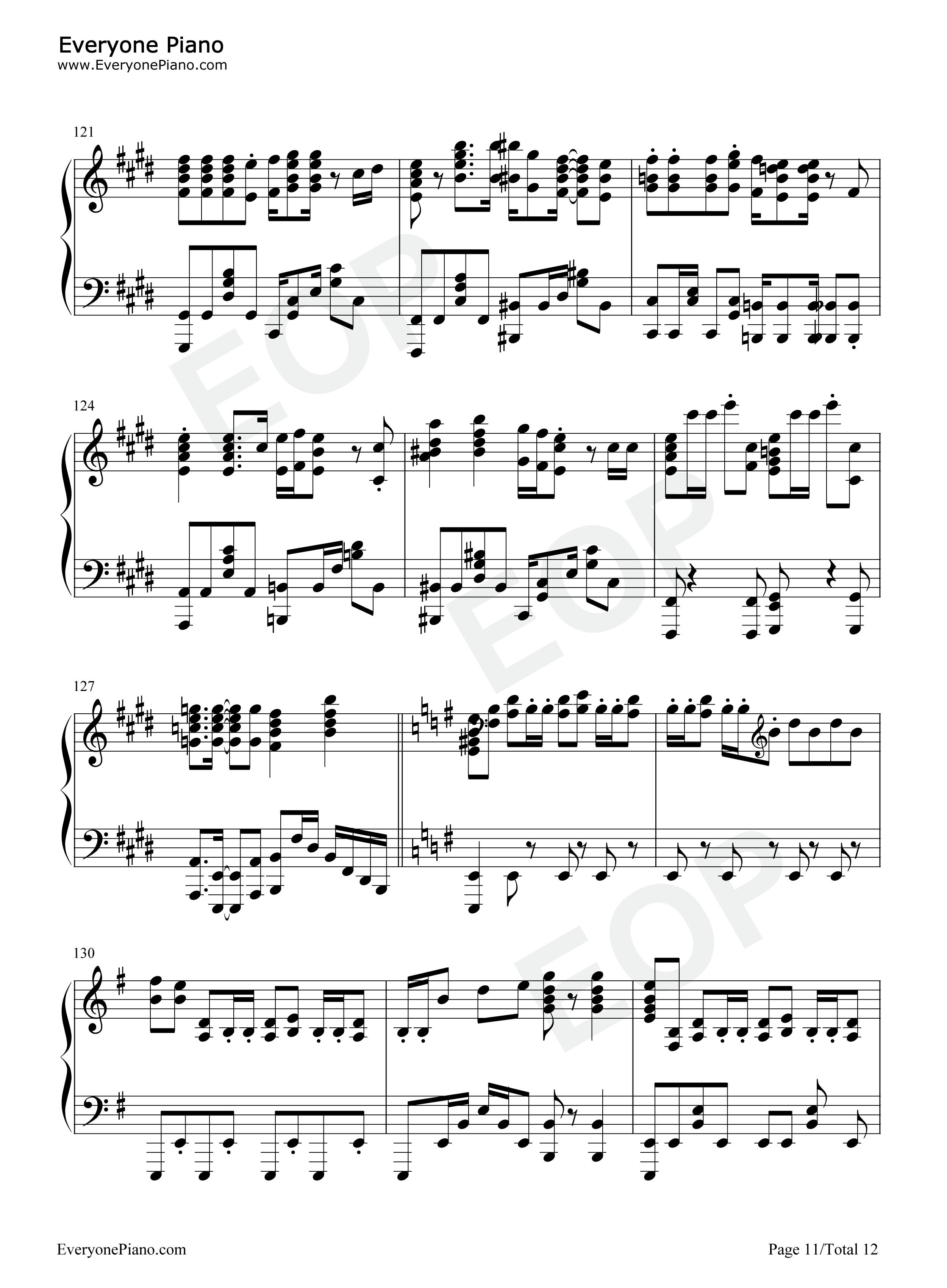 Fightin_Pose钢琴谱_小仓唯