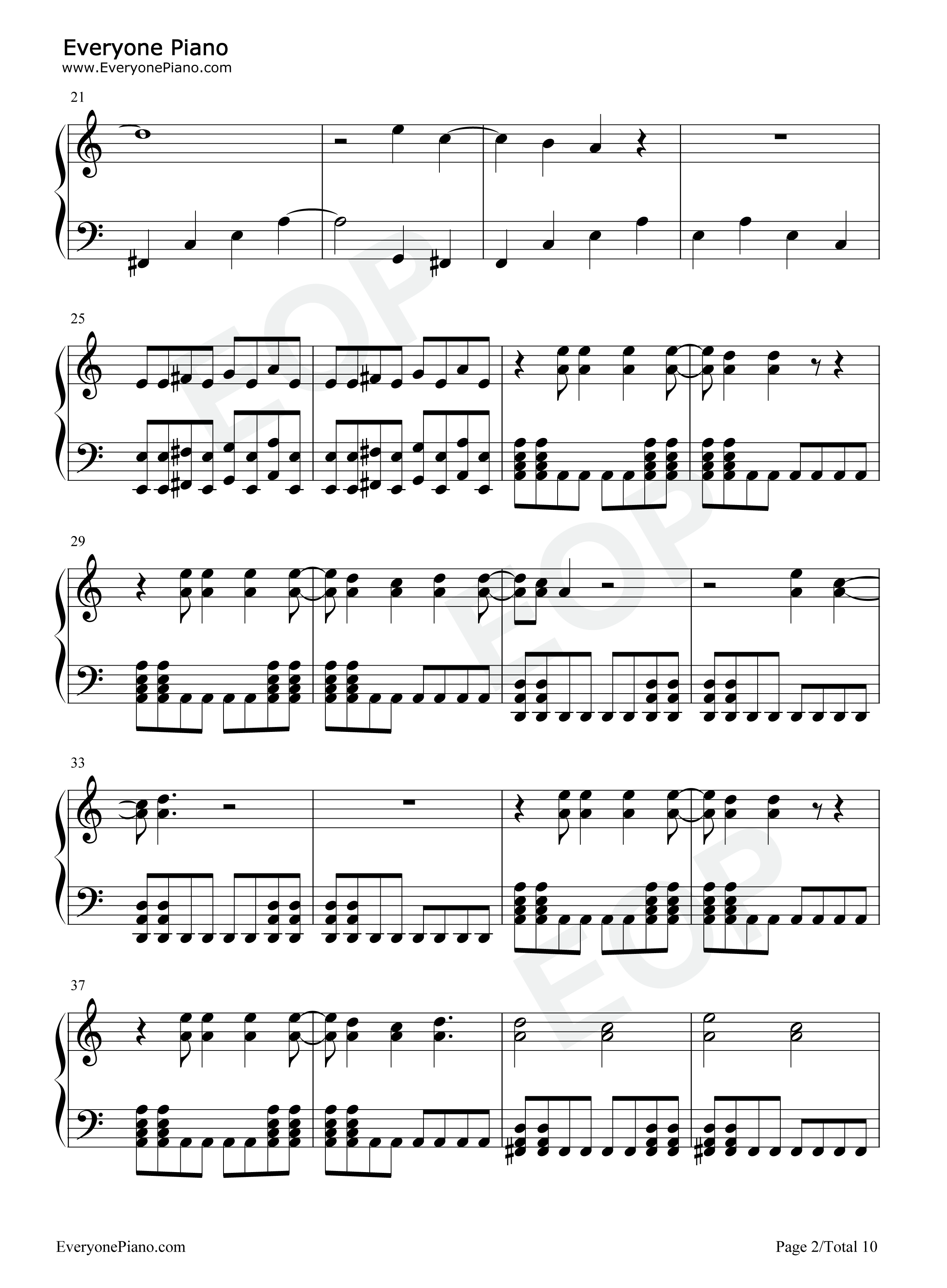 The_Pretender钢琴谱_Foo_Fighters