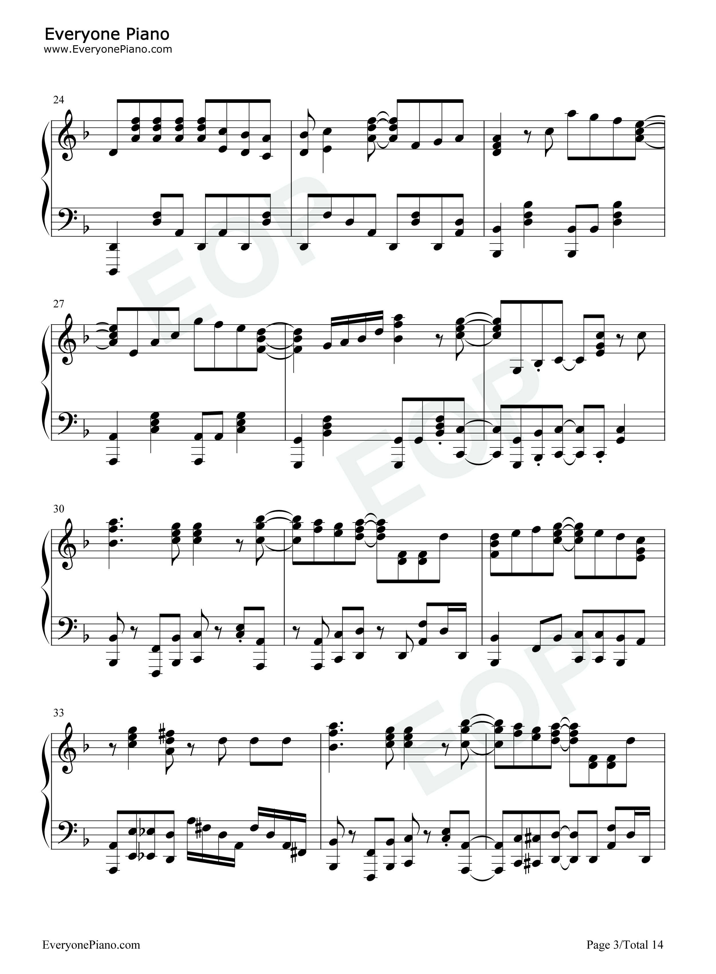 Ready_Set_Go钢琴谱_亚咲花