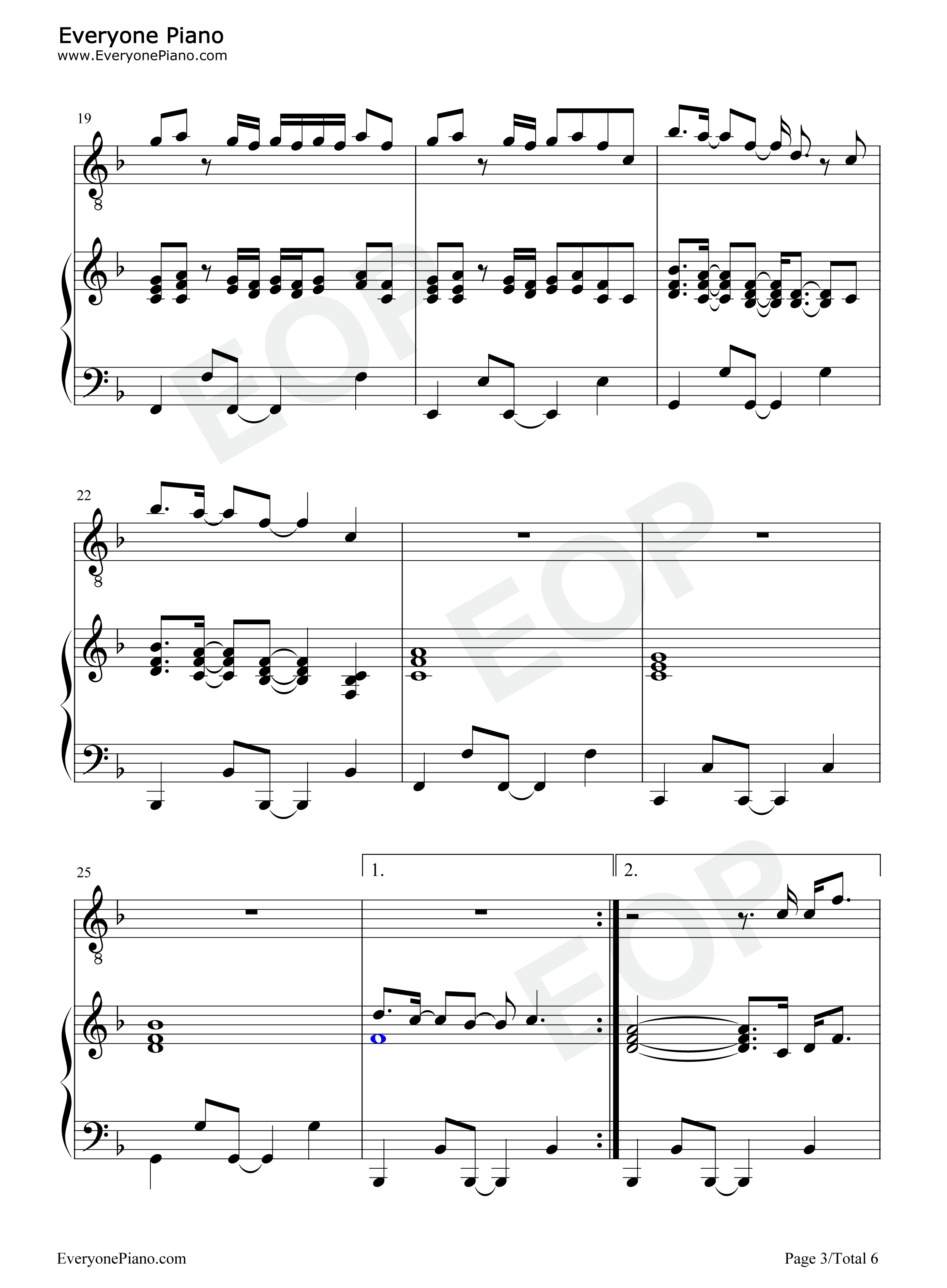 Thats_When钢琴谱_Taylor_Swift_Keith_Urban