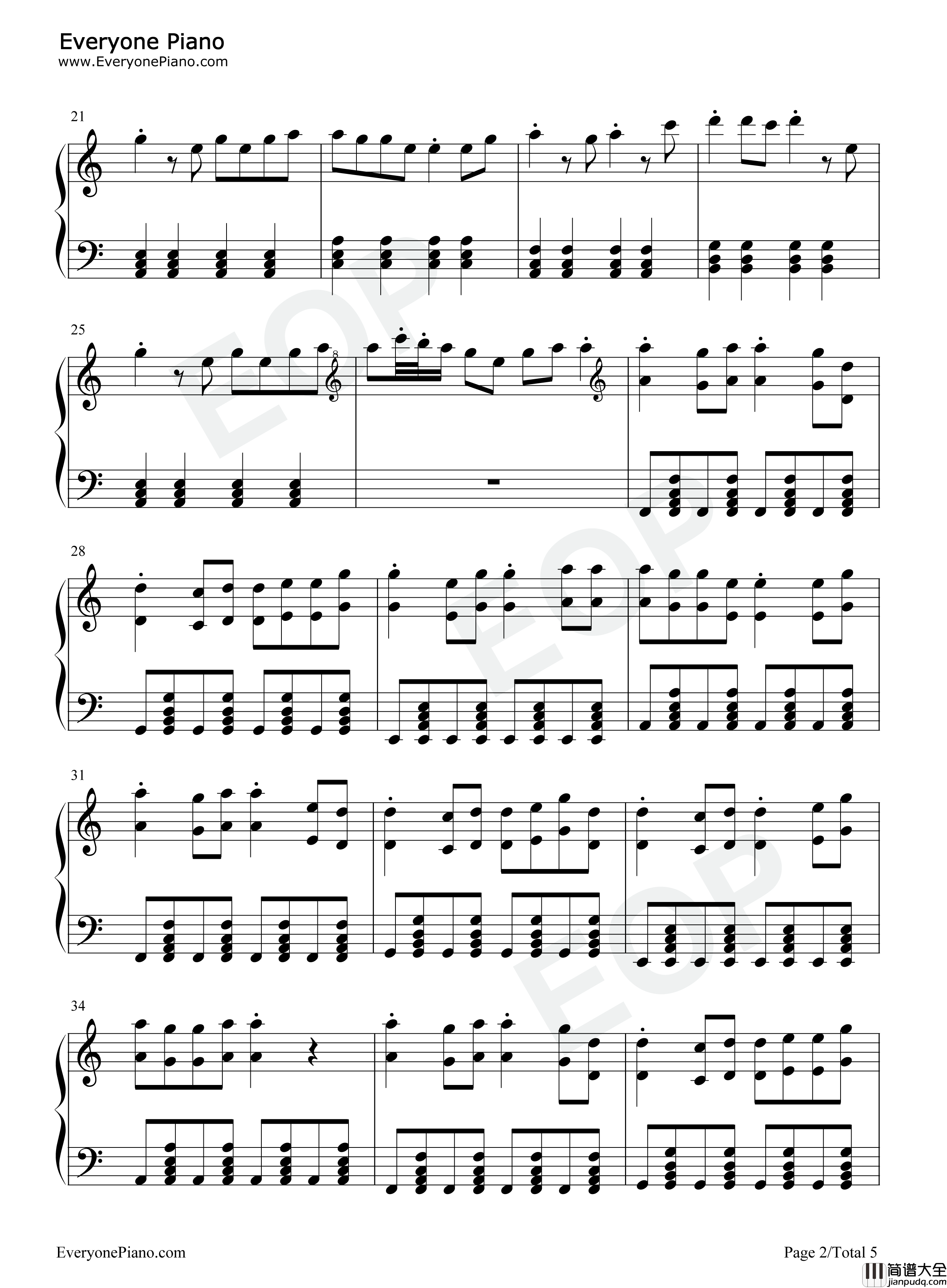 Lanterns钢琴谱_Xomu