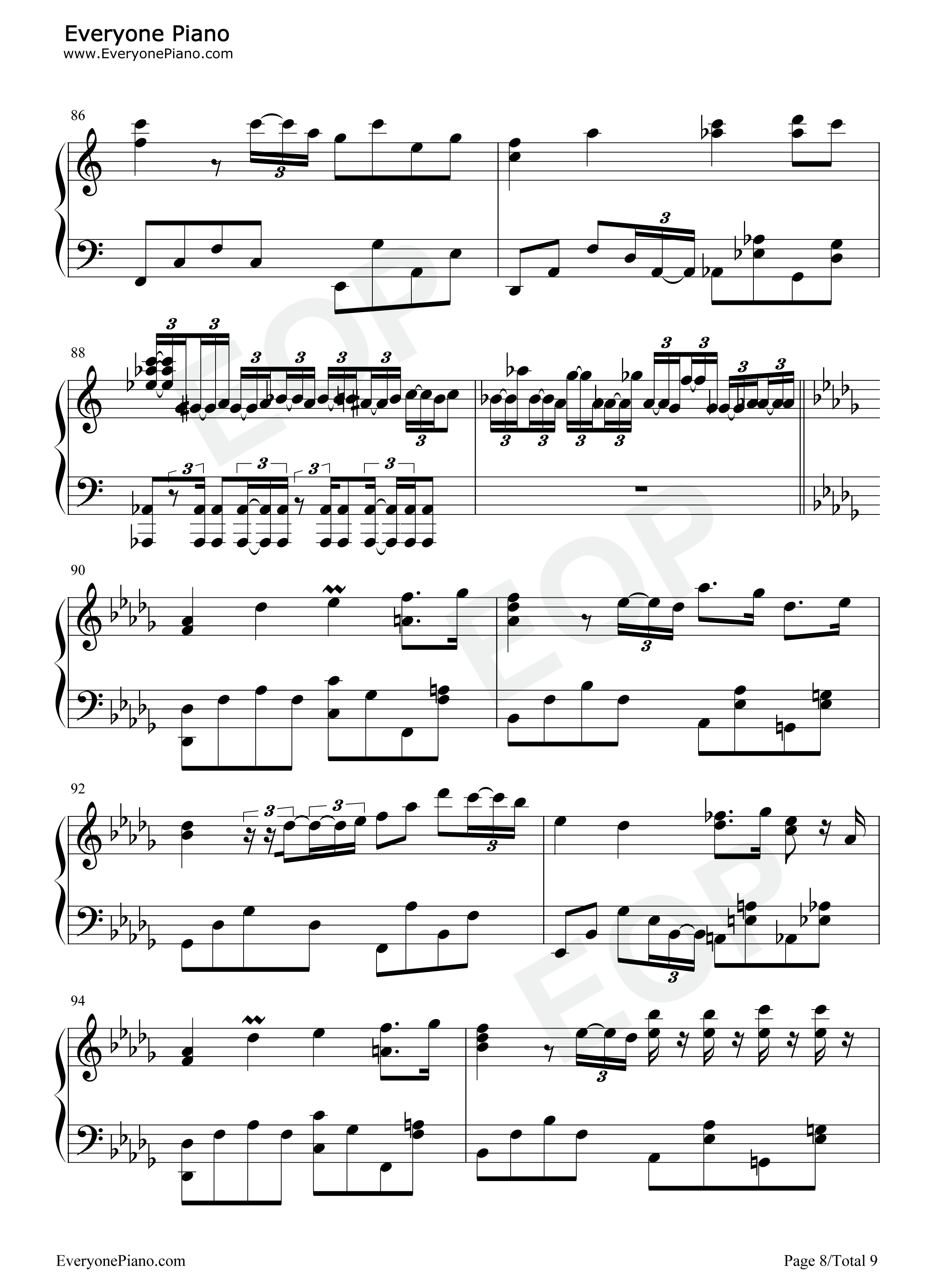 BOY钢琴谱_King_Gnu