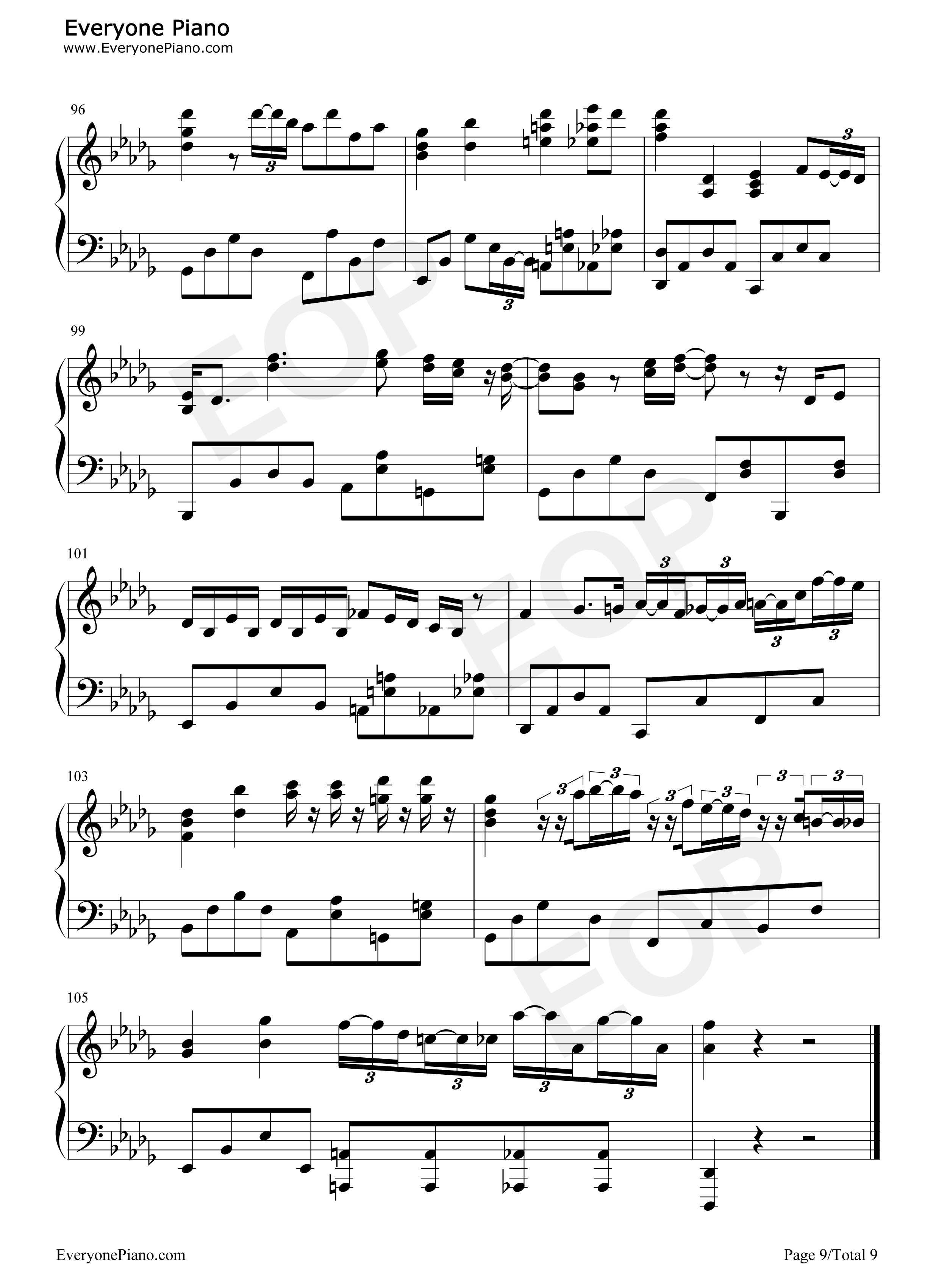 BOY钢琴谱_King_Gnu