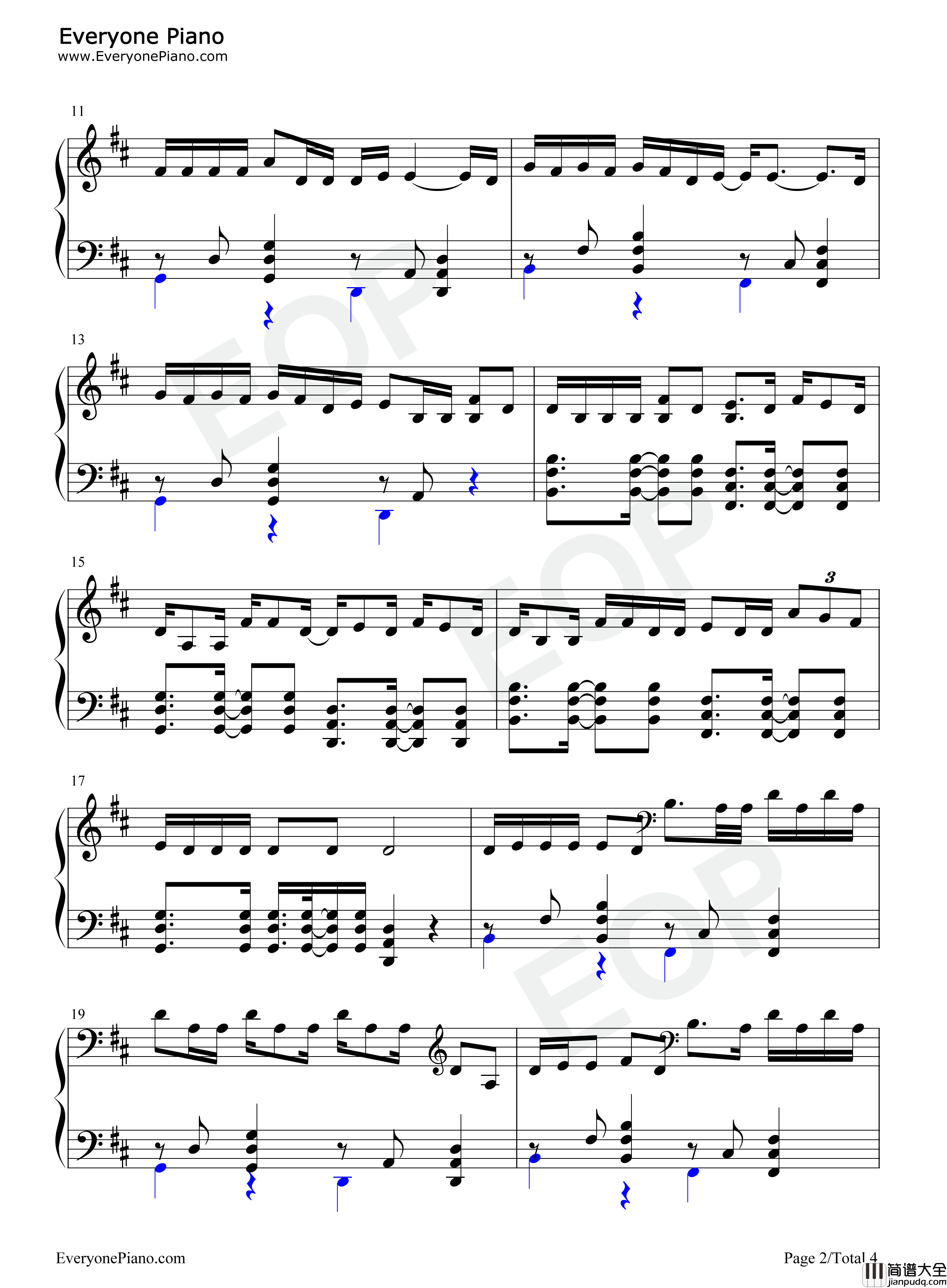 Im_Not_Pretty钢琴谱_Jessia_Bebe_Rexha