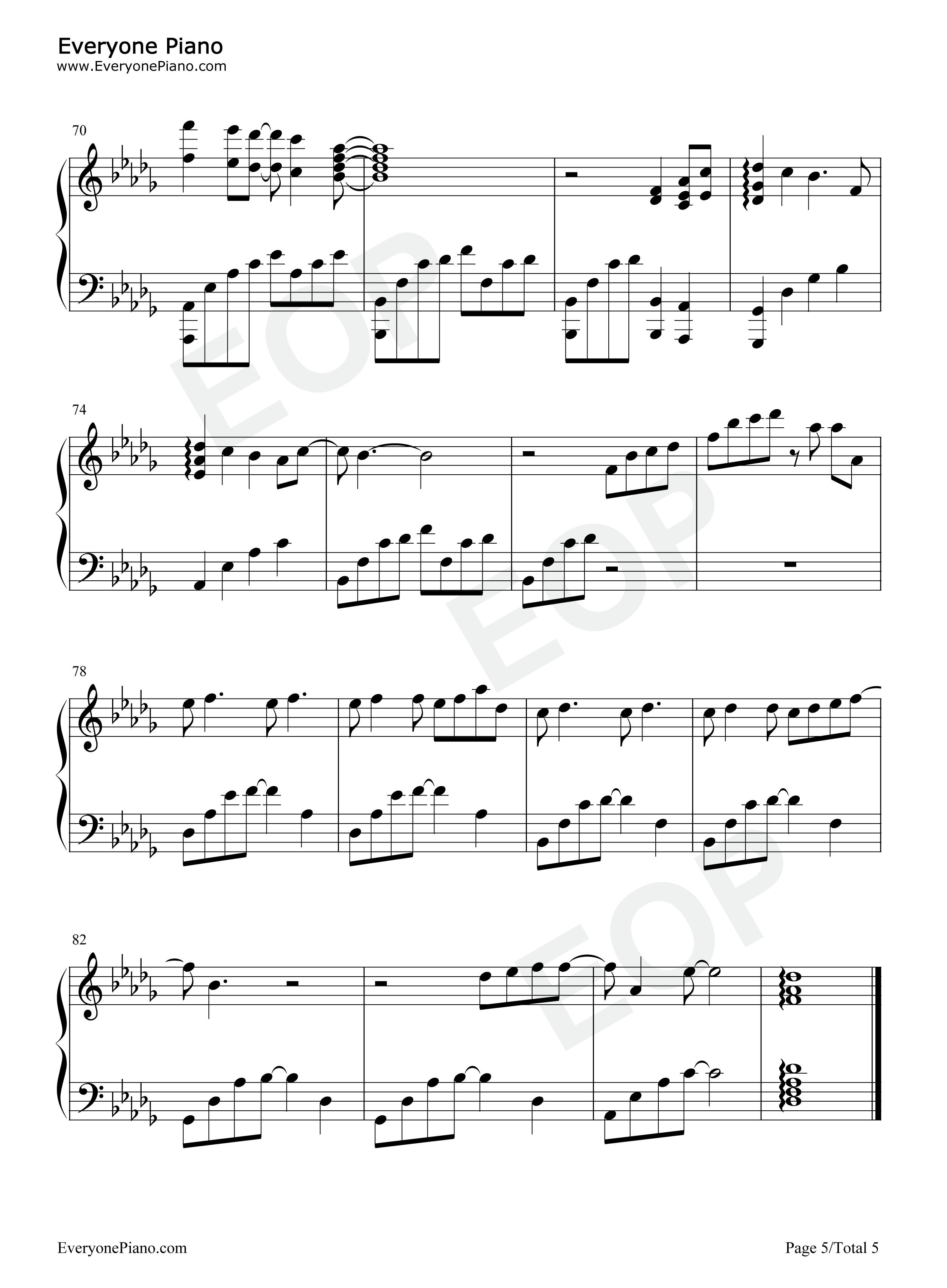 陪你去流浪钢琴谱_薛之谦