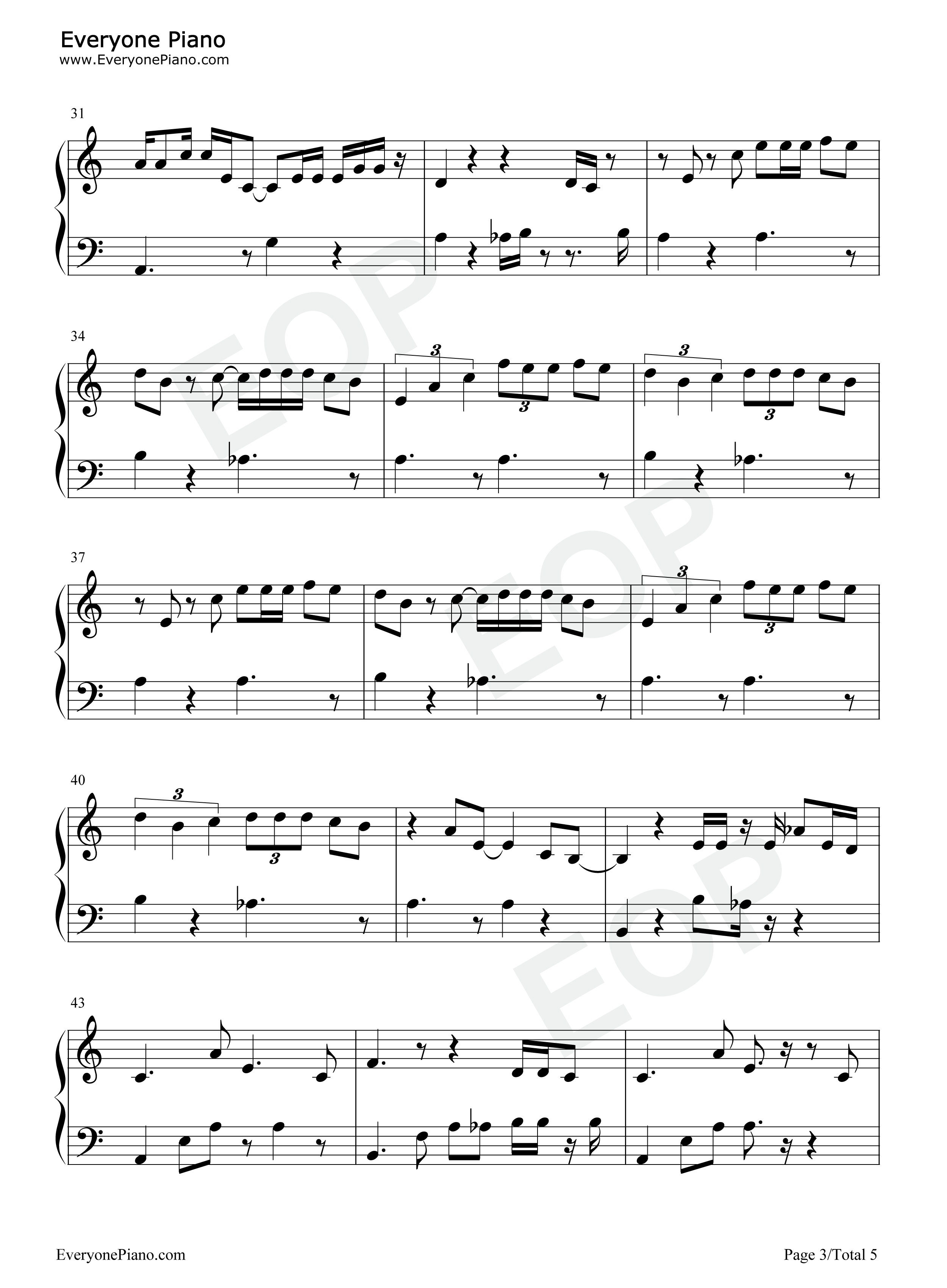 Santé钢琴谱_Stromae