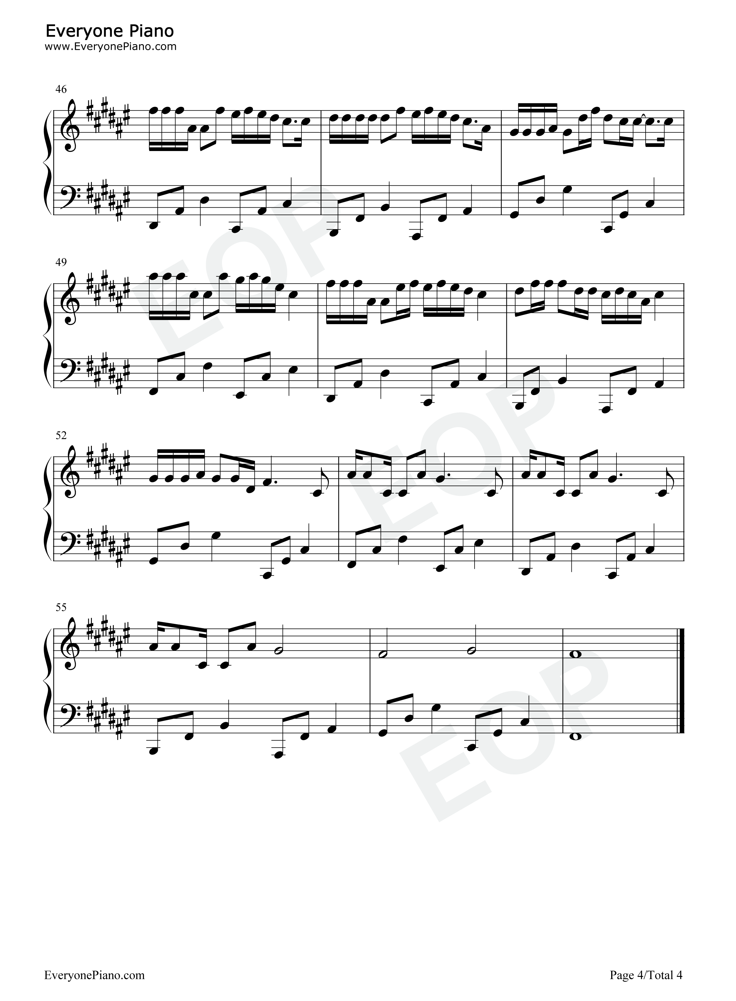 当我娶过她钢琴谱_莫叫姐姐