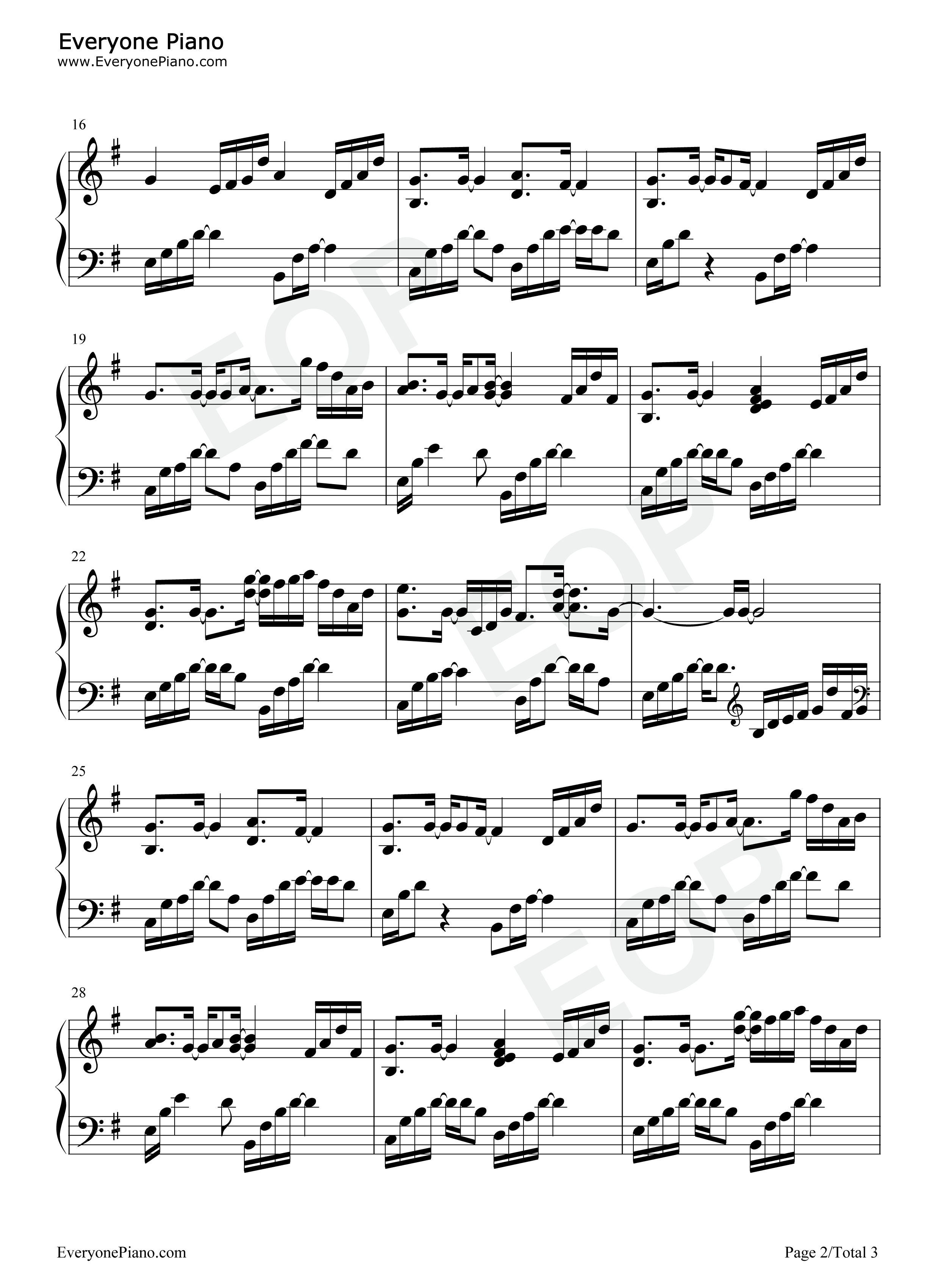 Komorebi钢琴谱_m_taku