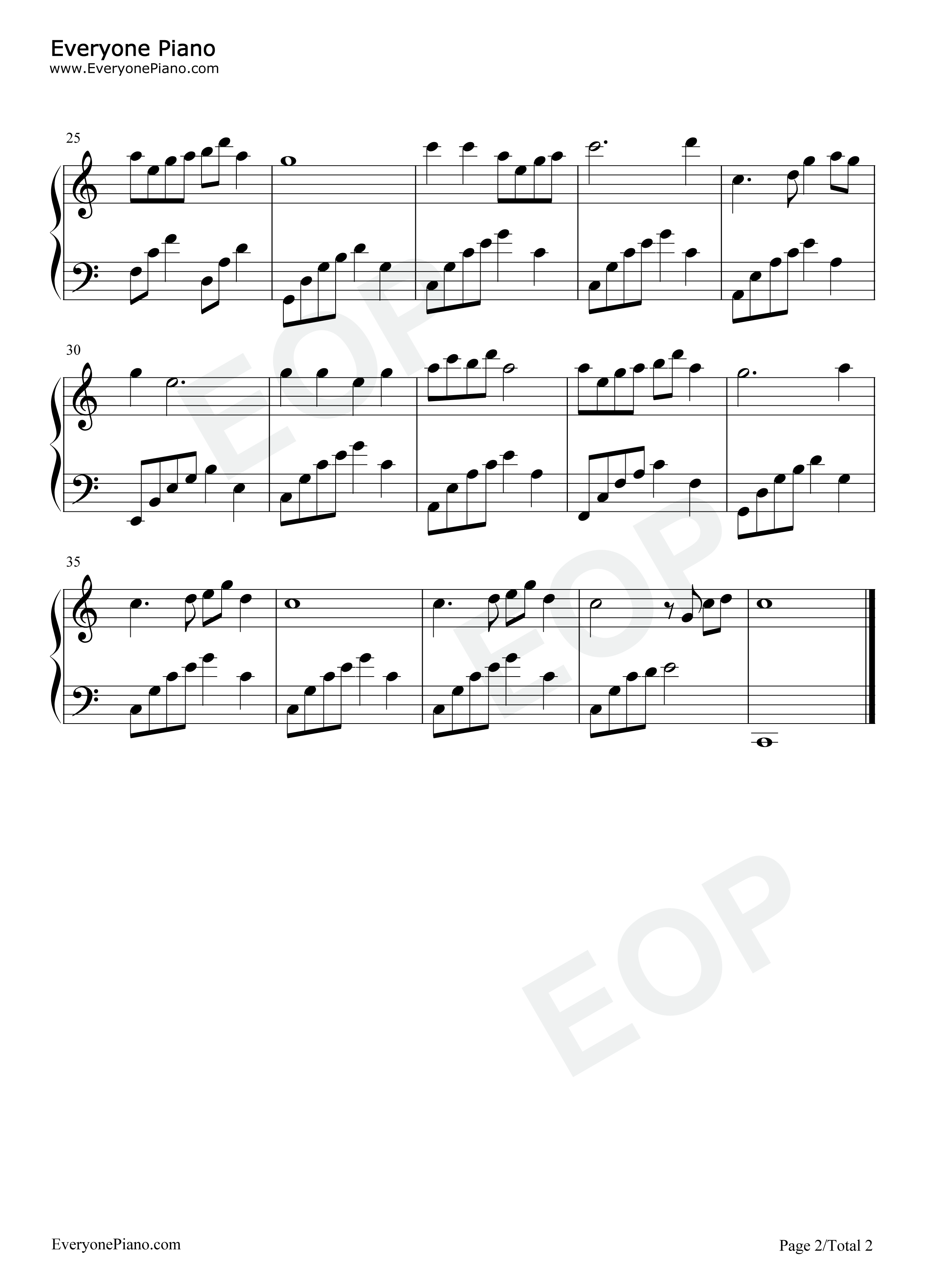 珊瑚颂钢琴谱_赵云卿