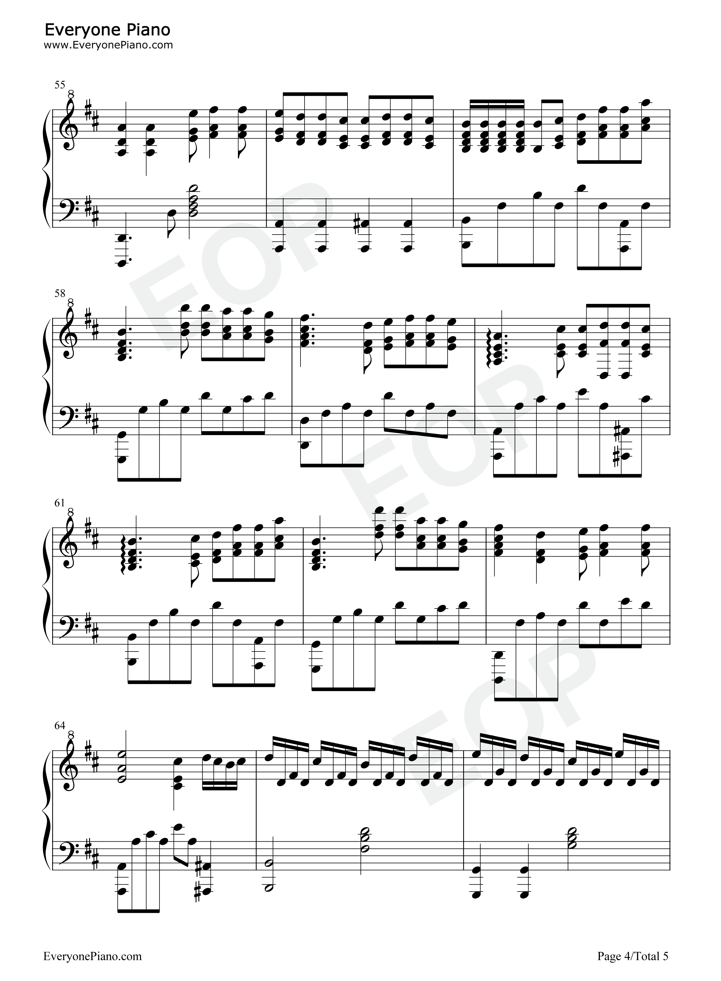 初日钢琴谱_路南