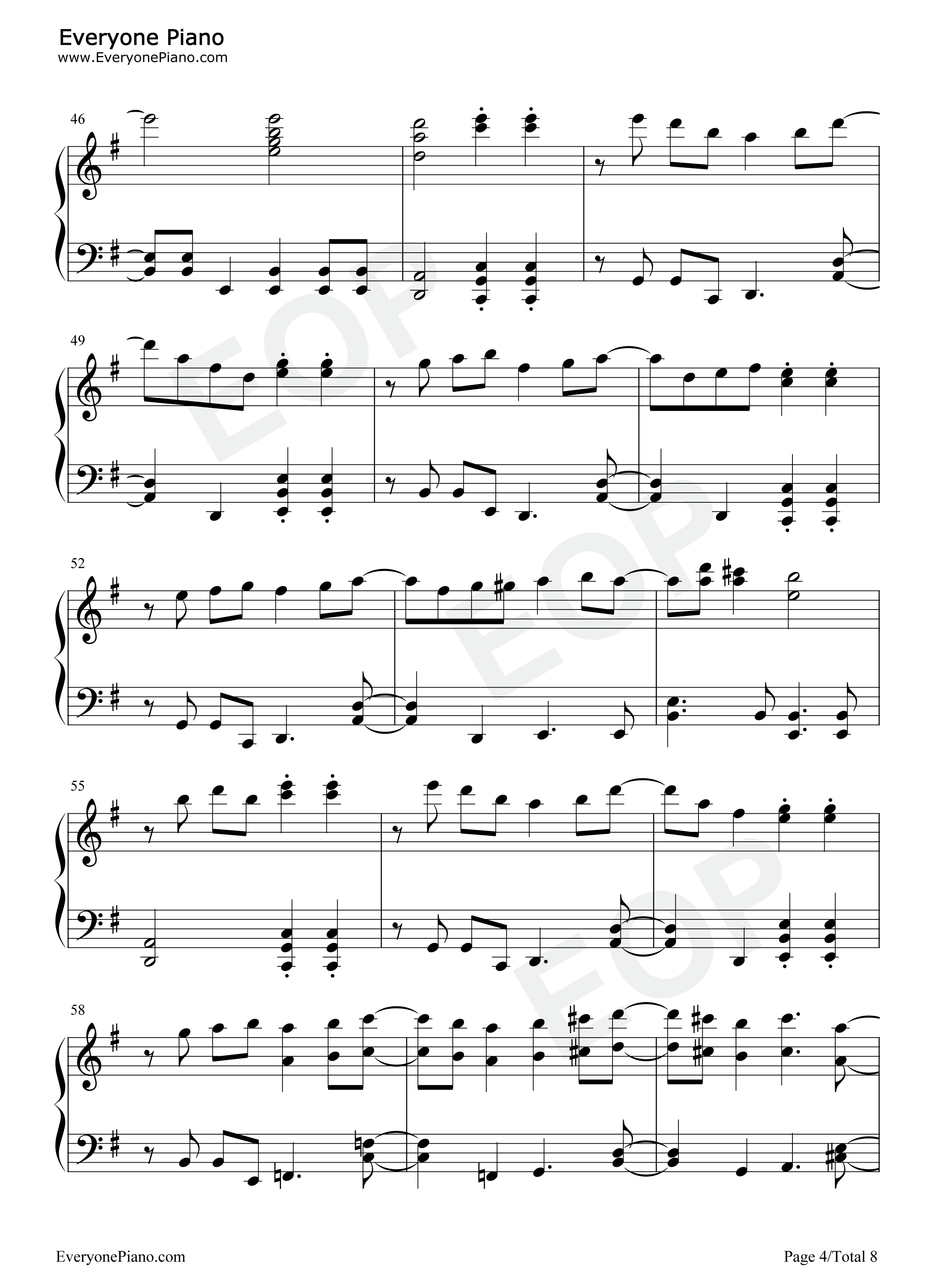 东方心绮楼标题画面曲钢琴谱_ZUN