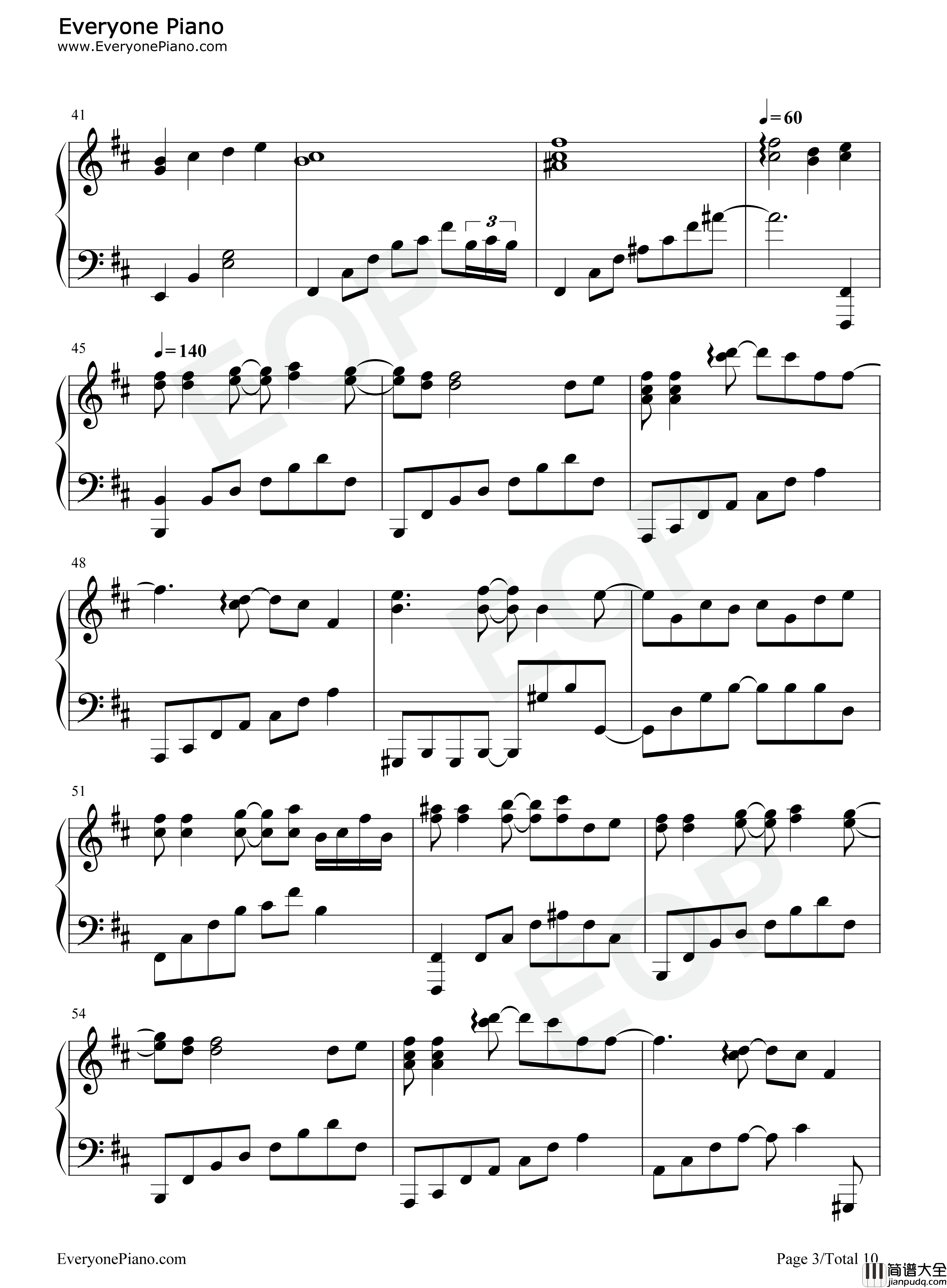 フォールオブフォール_妖怪の山钢琴谱_触手猴