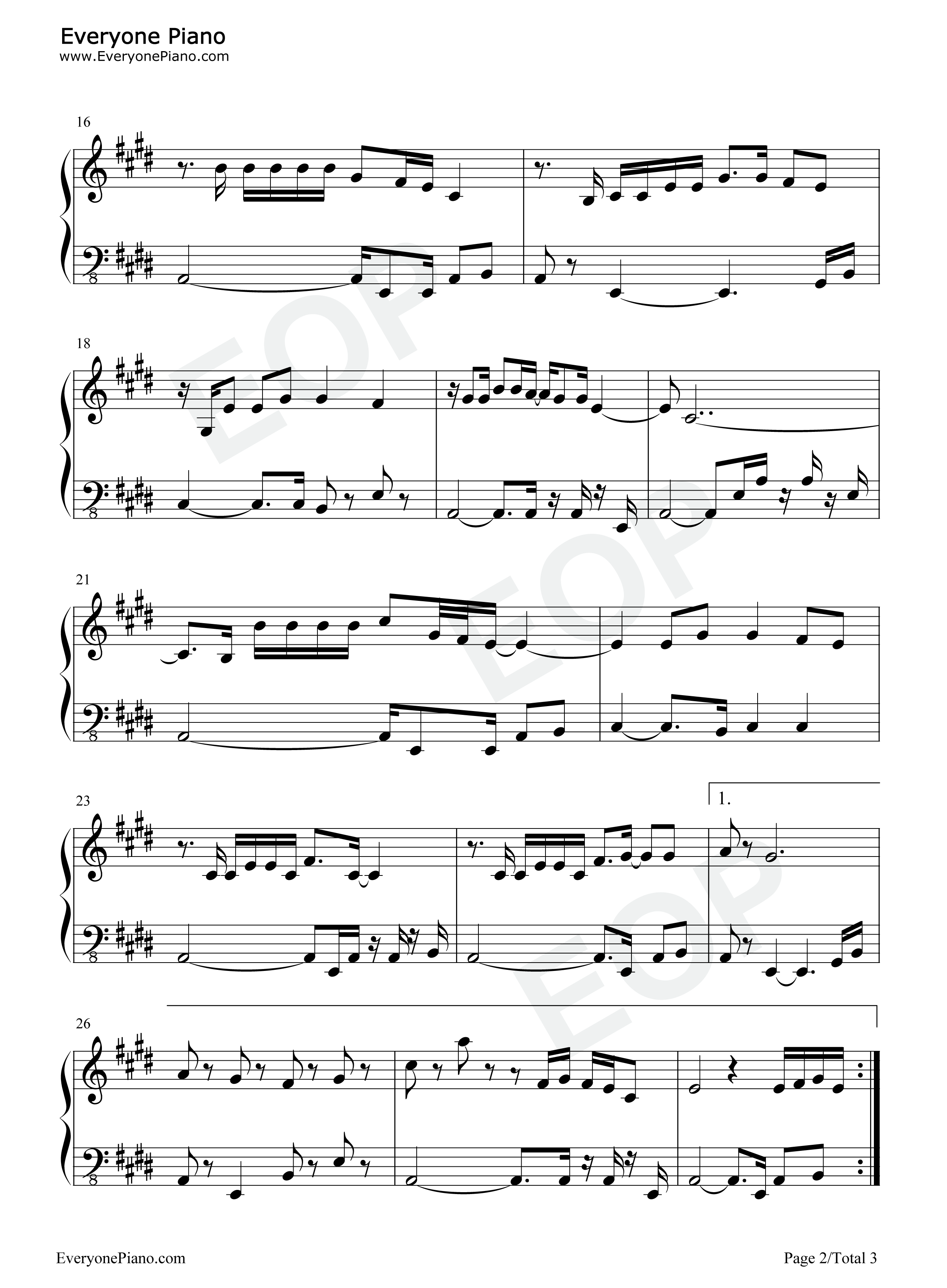 Last_Train_Home钢琴谱_John_Mayer_Maren_Morris