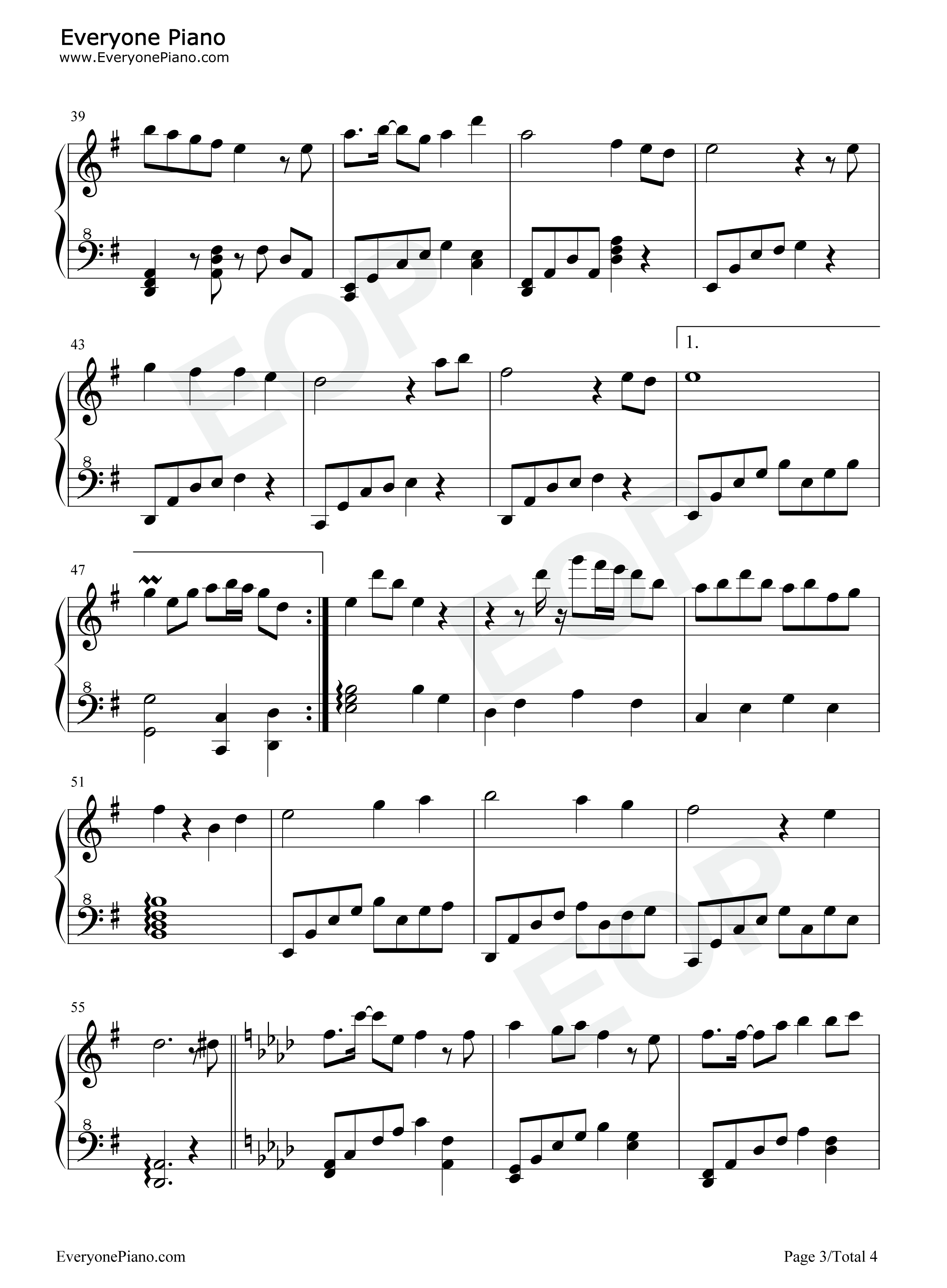 何来有神宫钢琴谱_中国绊爱_兰音