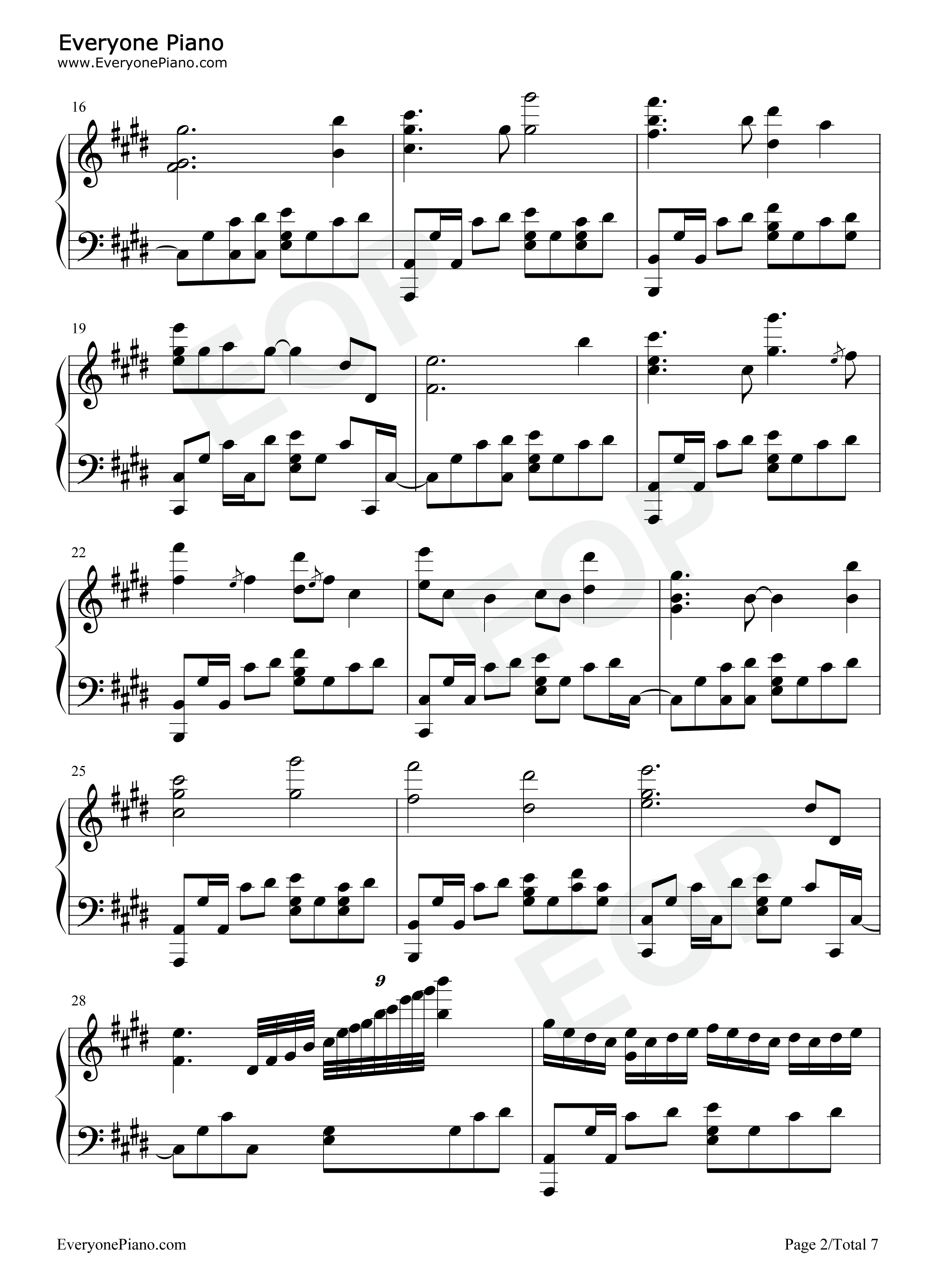 Collapsing_World钢琴谱_Lightscape