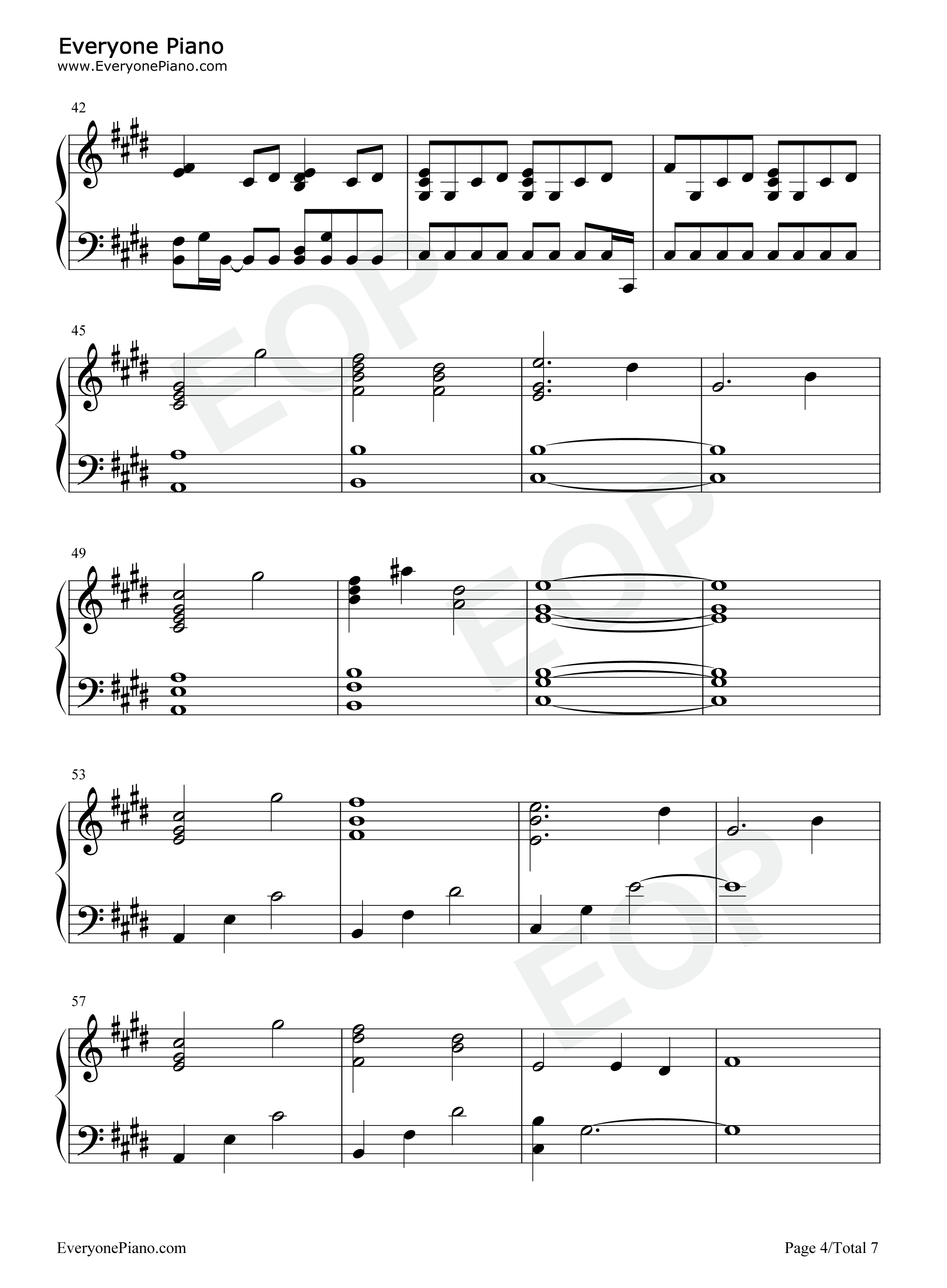 Collapsing_World钢琴谱_Lightscape