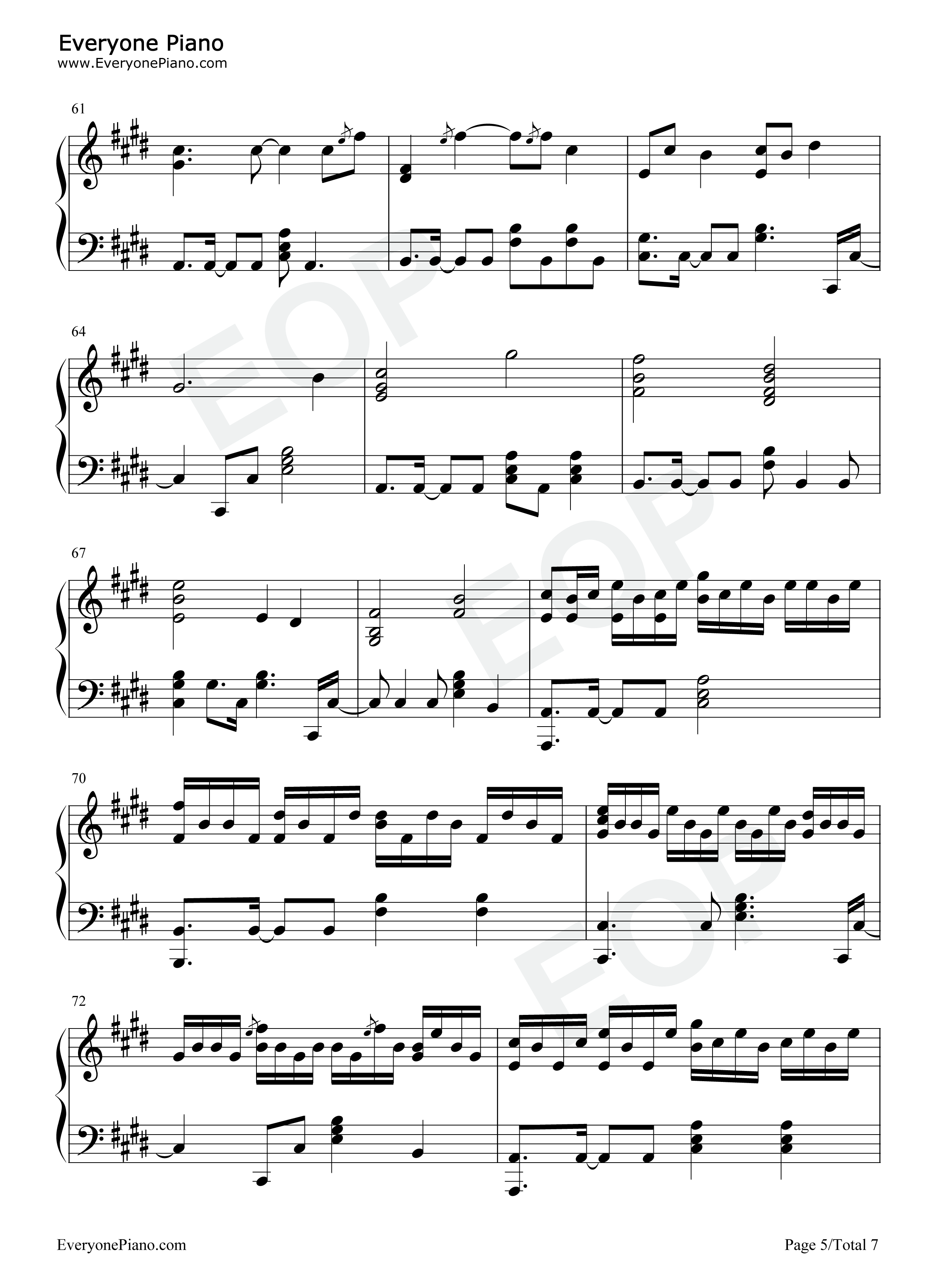 Collapsing_World钢琴谱_Lightscape