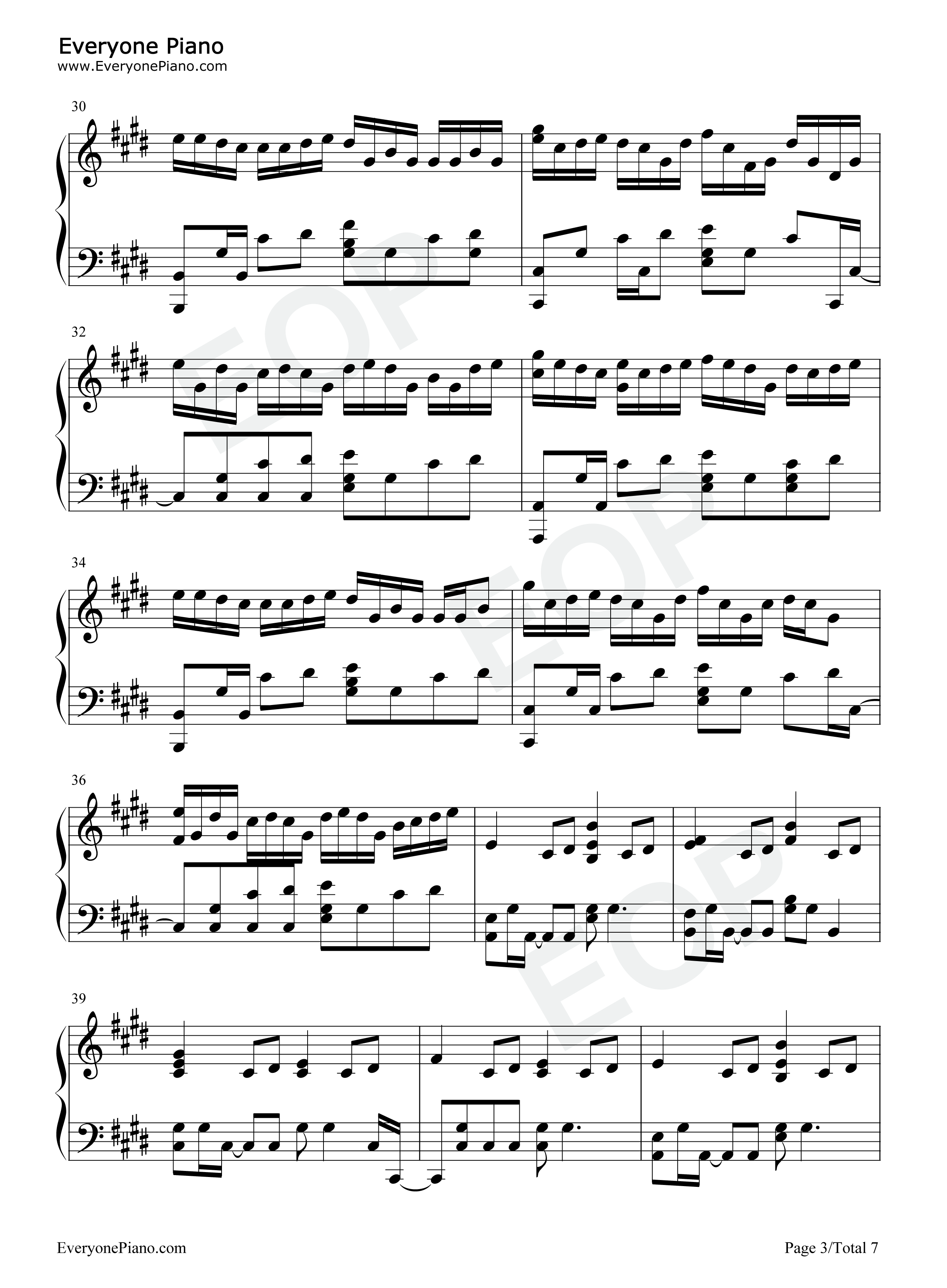 Collapsing_World钢琴谱_Lightscape