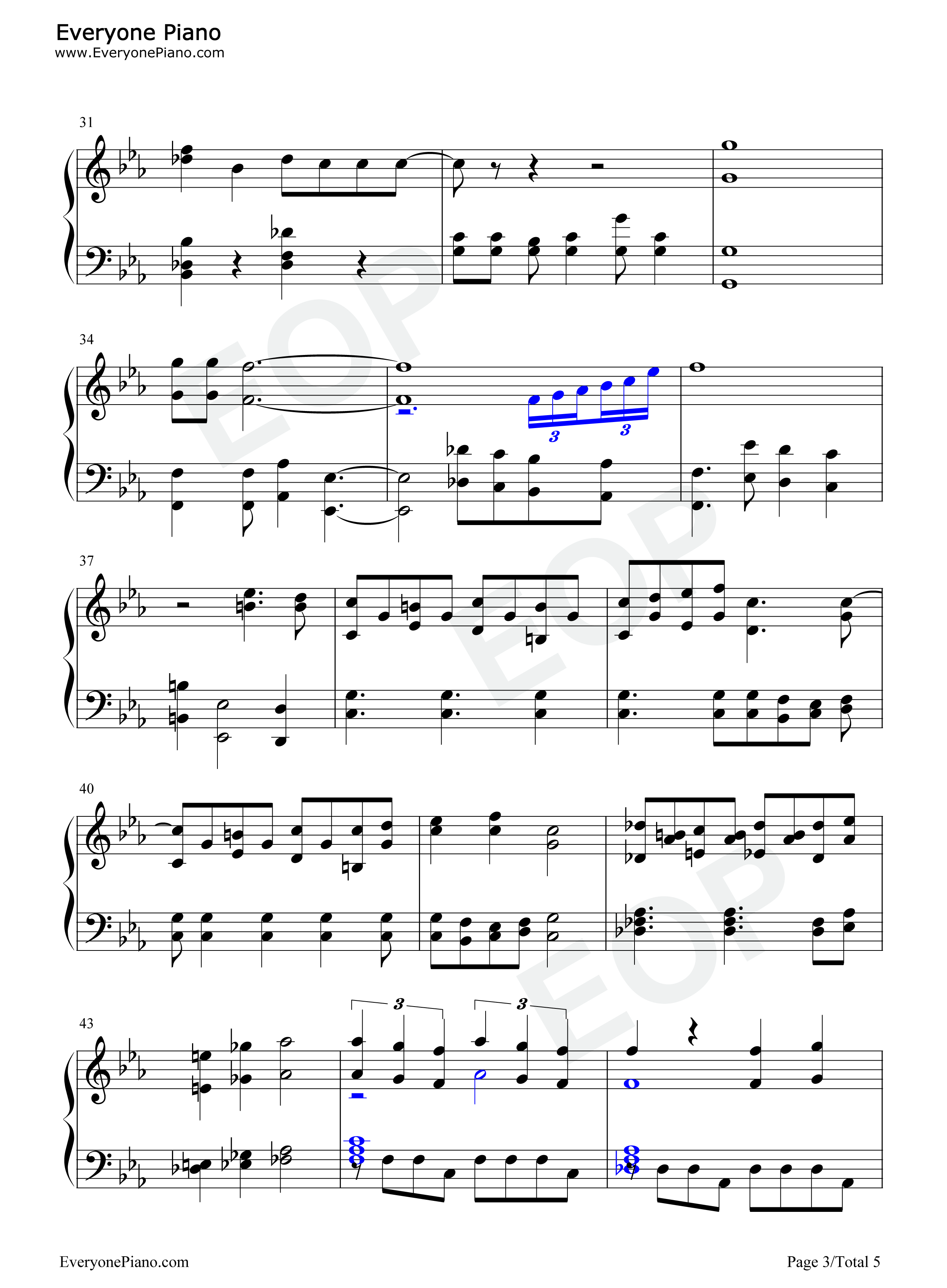 ジョジョ_その血の记忆〜end_of_THE_WORLD〜钢琴谱_JO☆STARS_~TOMMY_Coda_JIN~