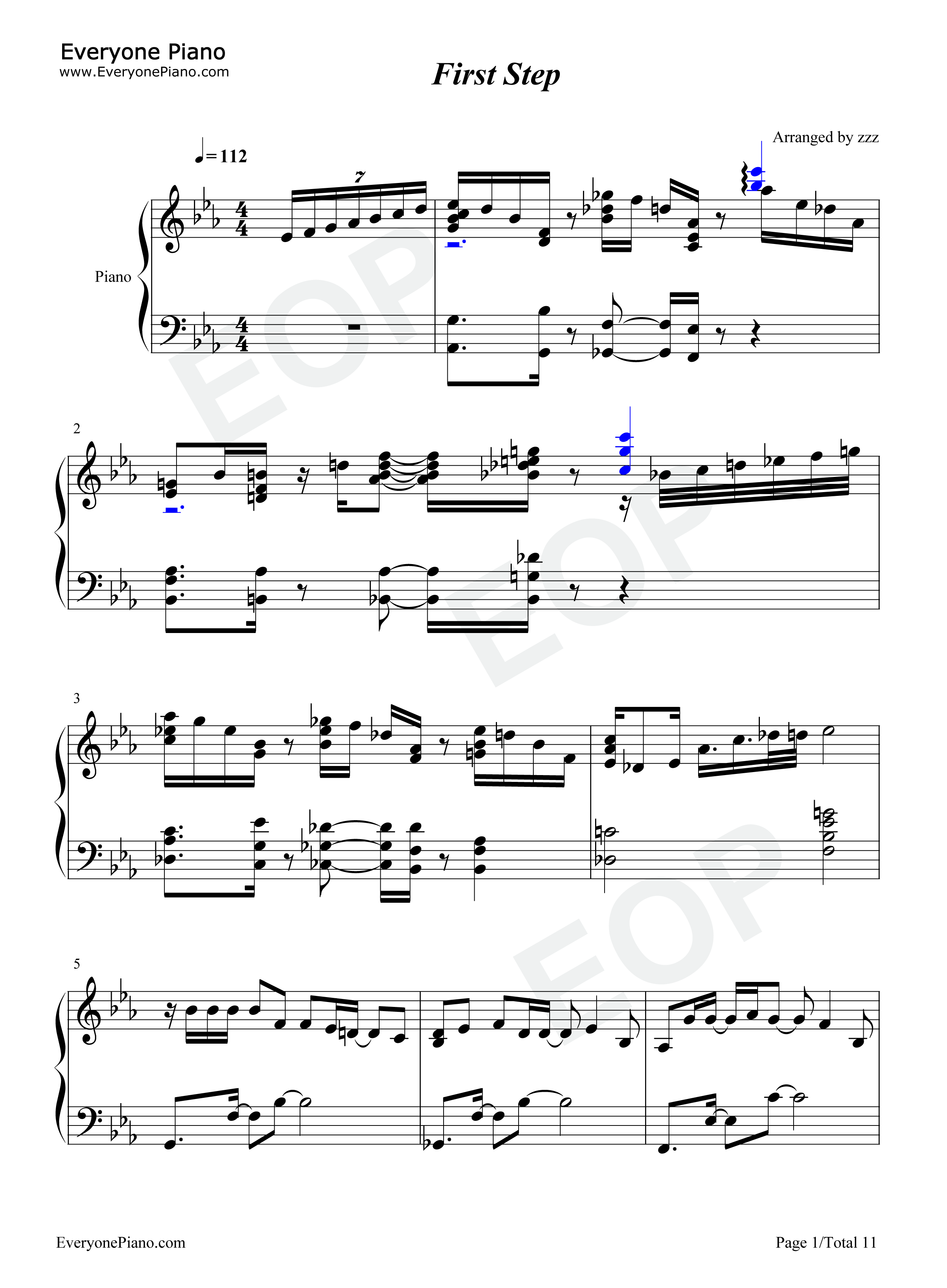 First_Step钢琴谱_神田沙也加