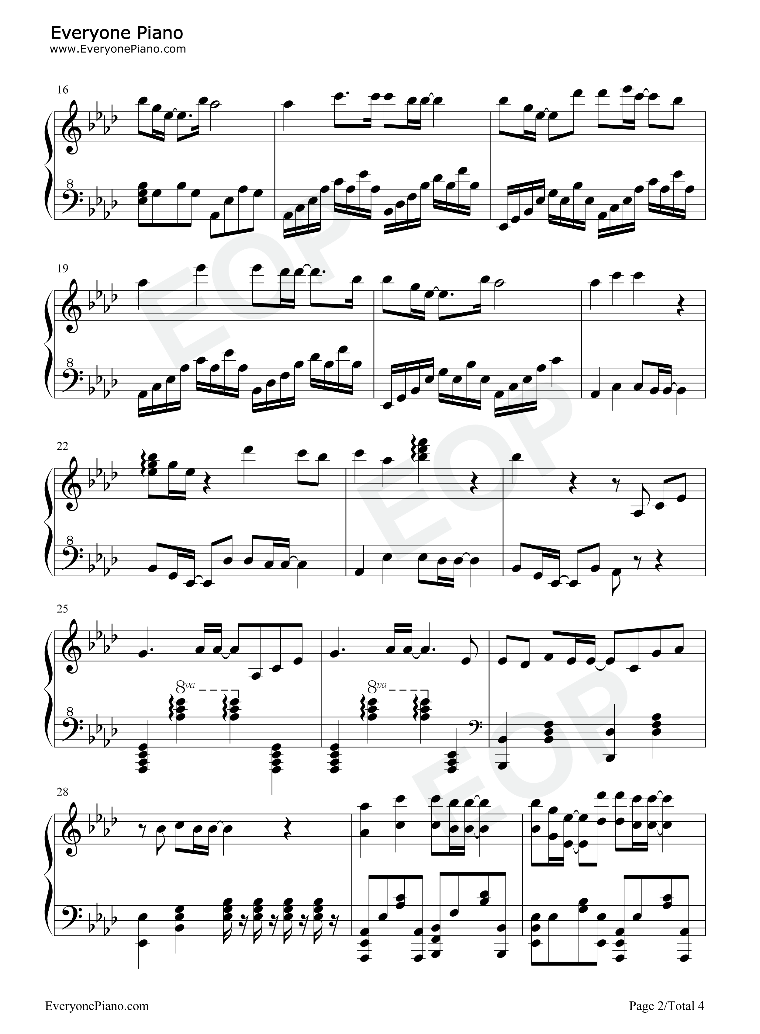 Rubia钢琴谱_周深