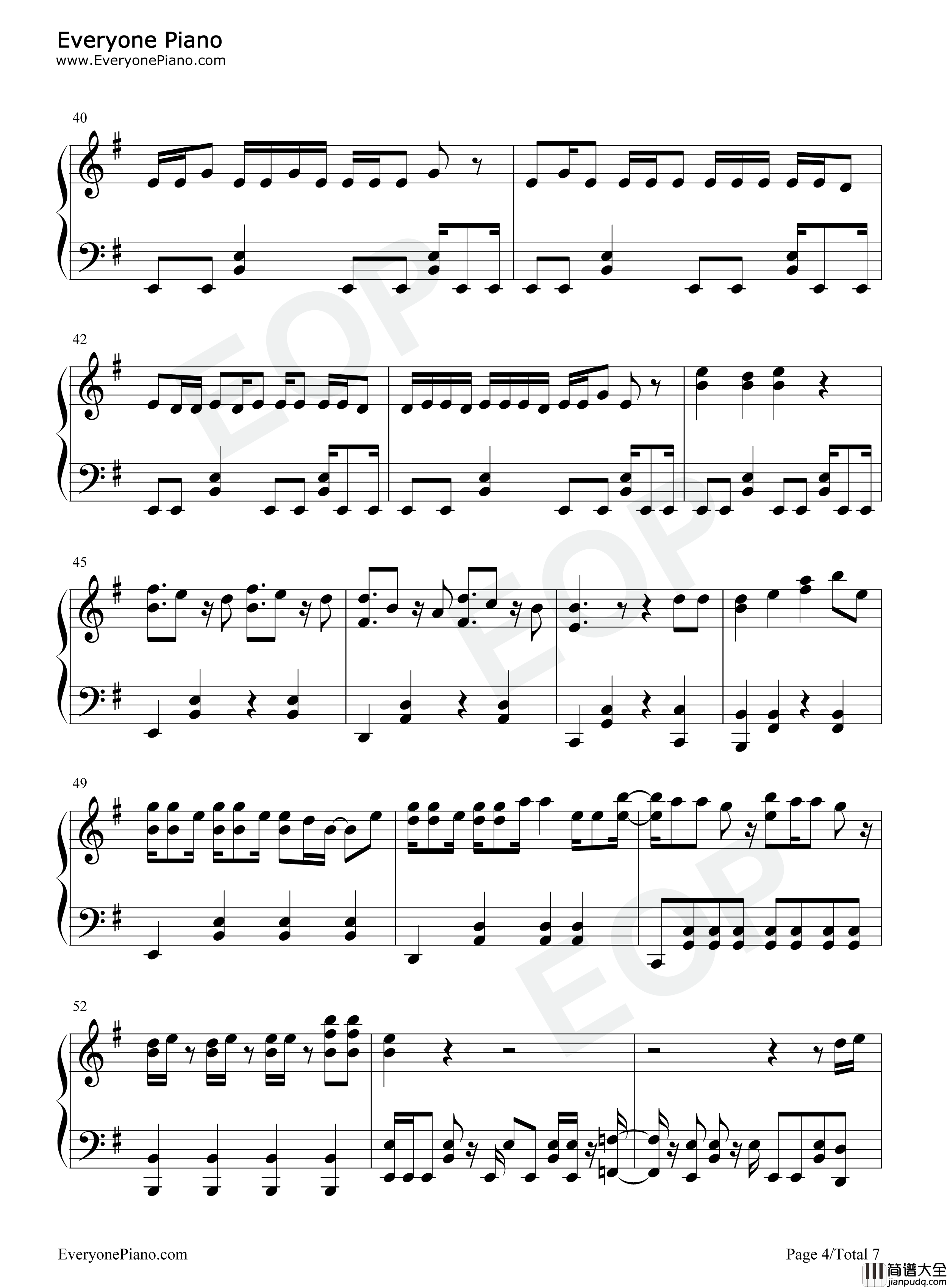 Gambler钢琴谱_Monsta_X