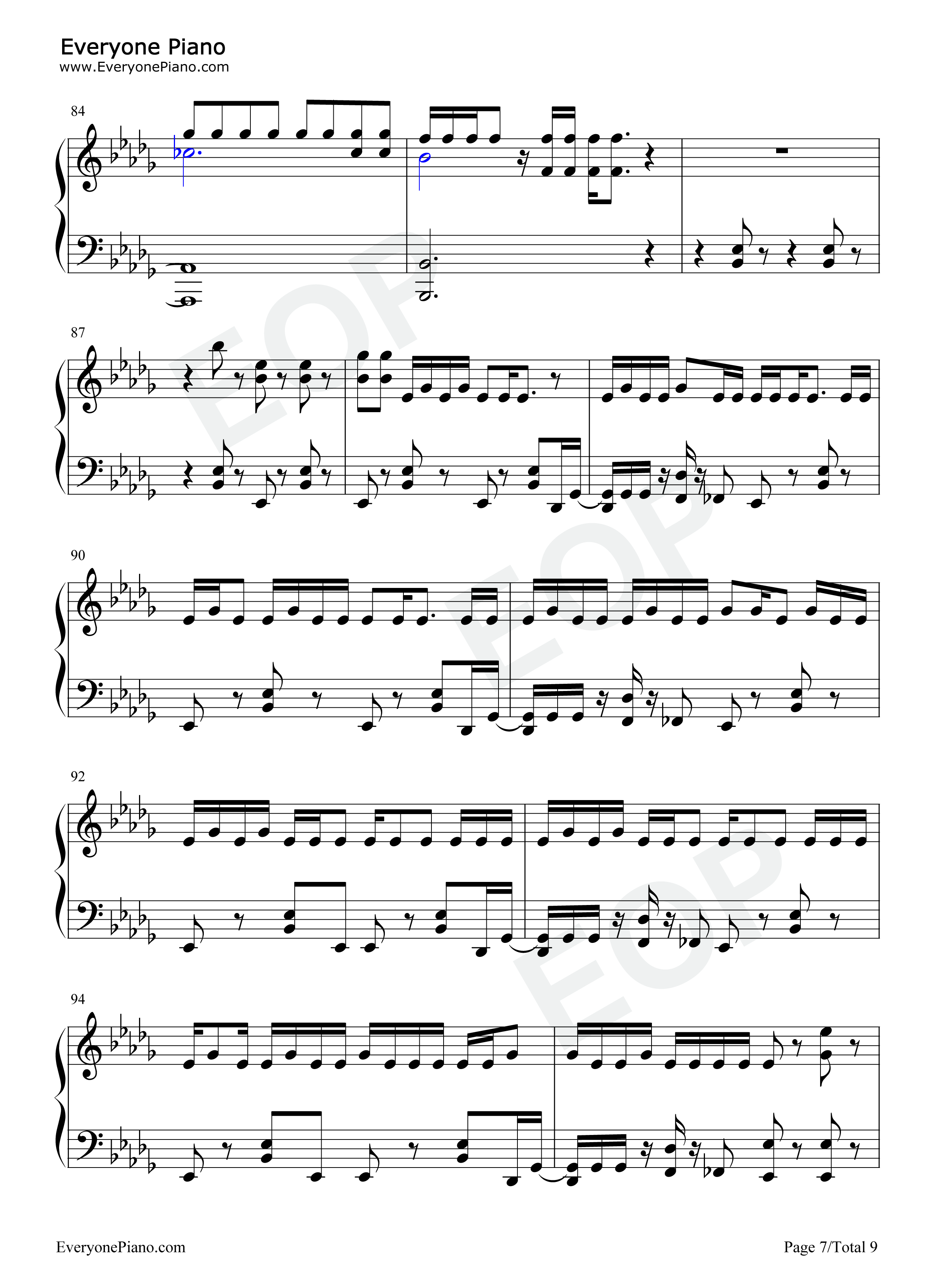 Black_Mirror钢琴谱_Oneus