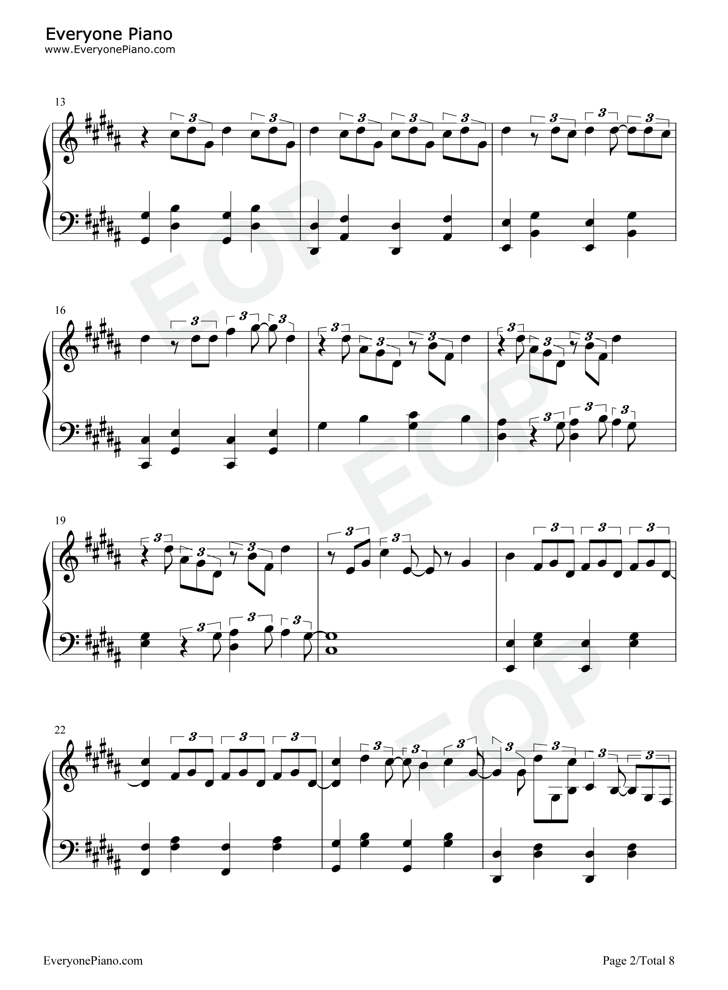 Given钢琴谱_ENHYPEN