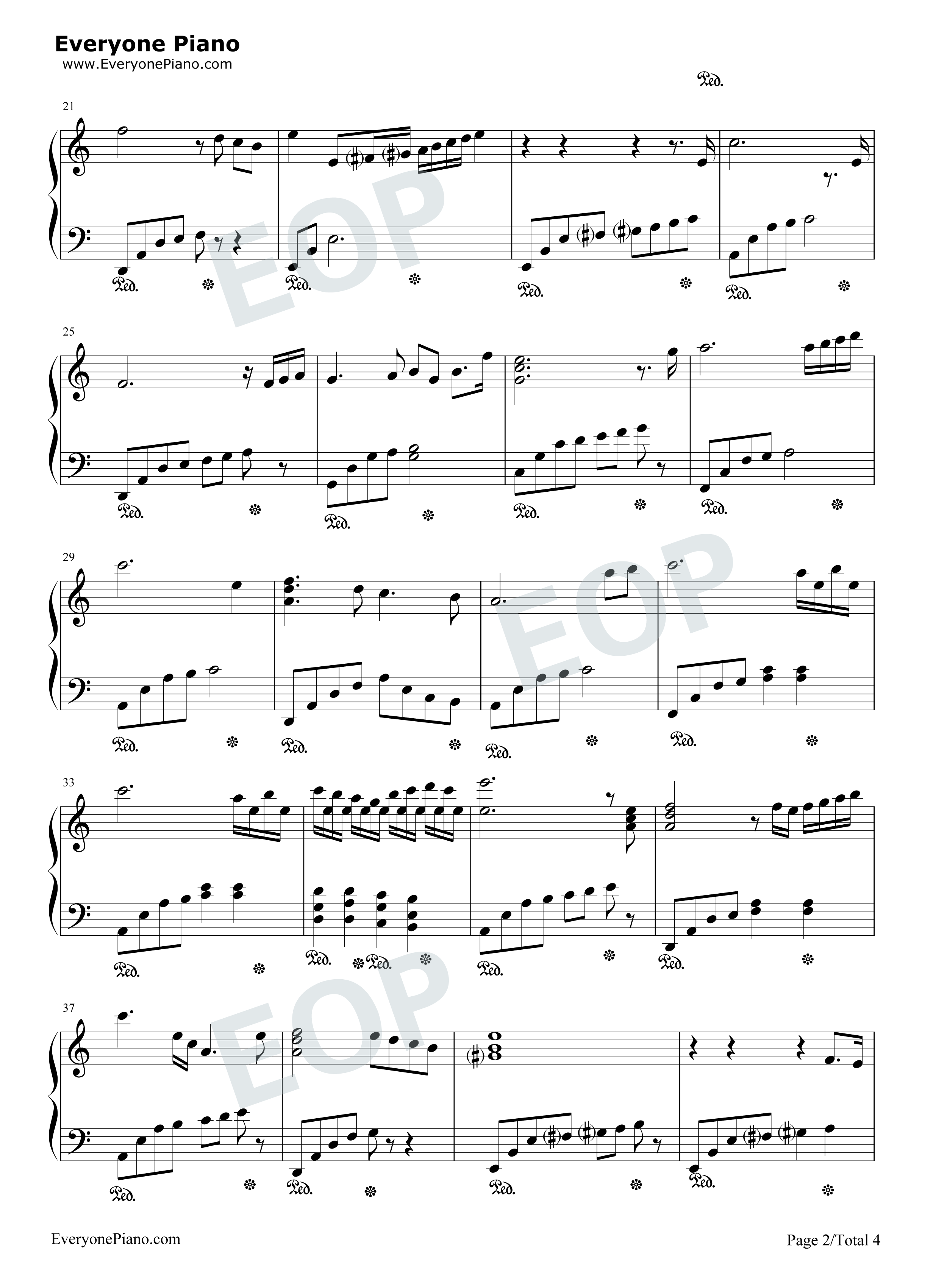 Tears钢琴谱_The_Daydream