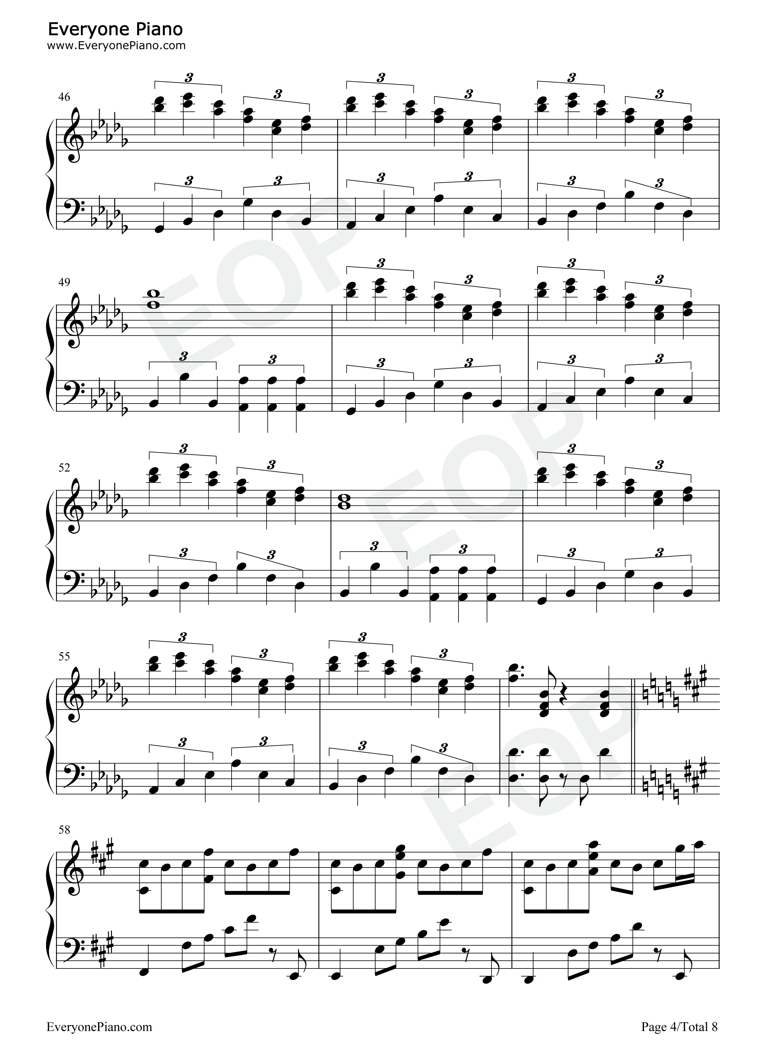 少女が見た日本の原風景钢琴谱_东方Project