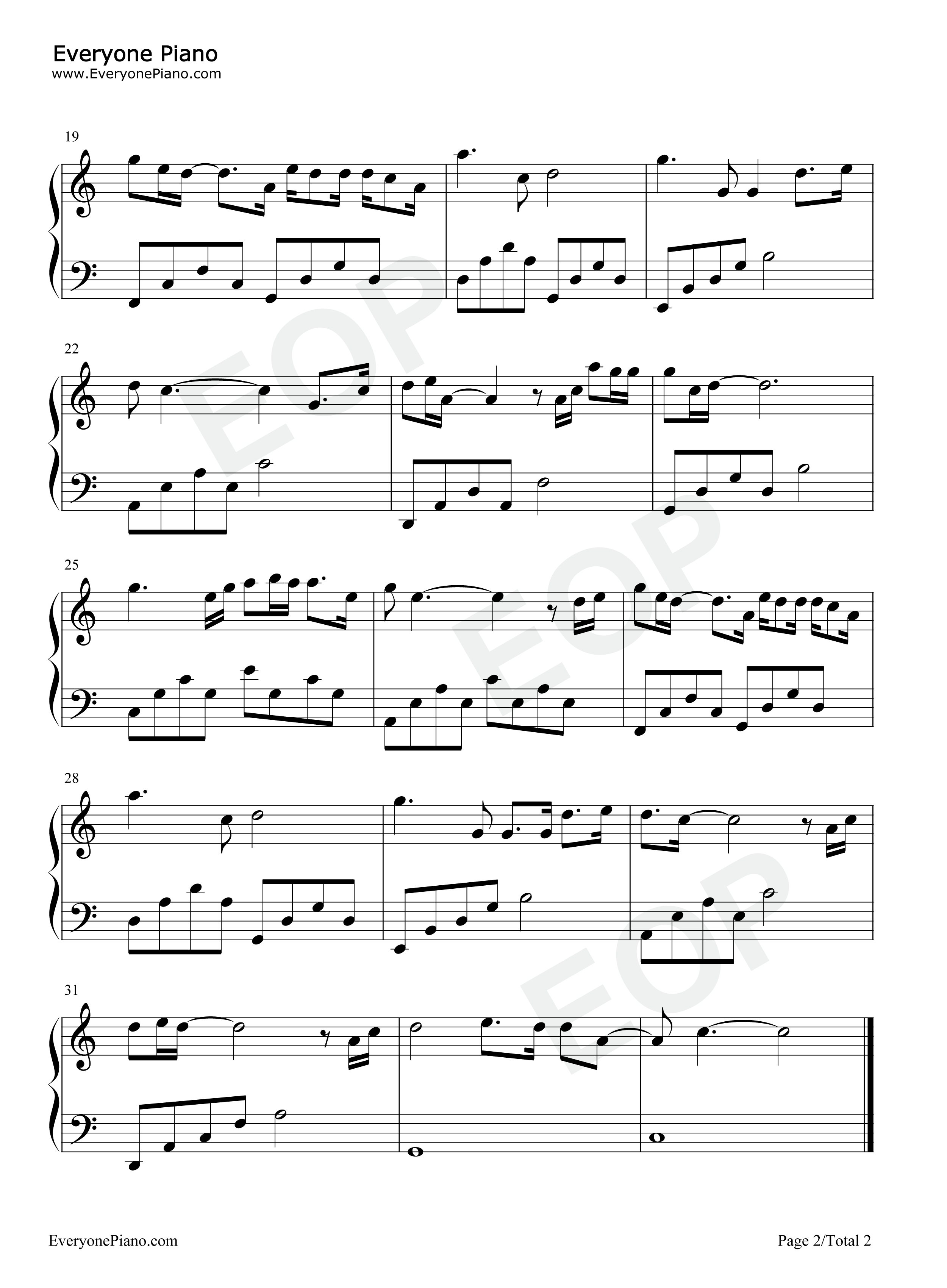 最好的礼物钢琴谱_周深