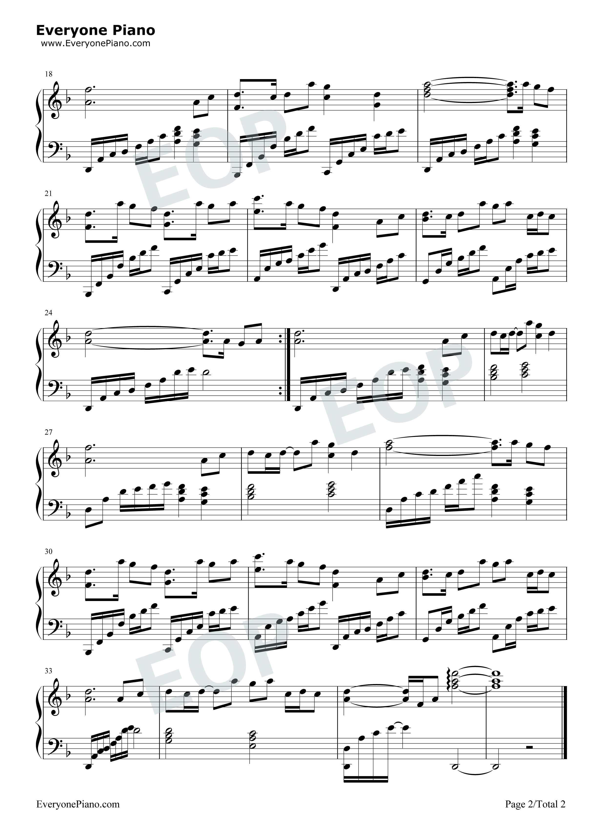 繁华梦钢琴谱_黄龄